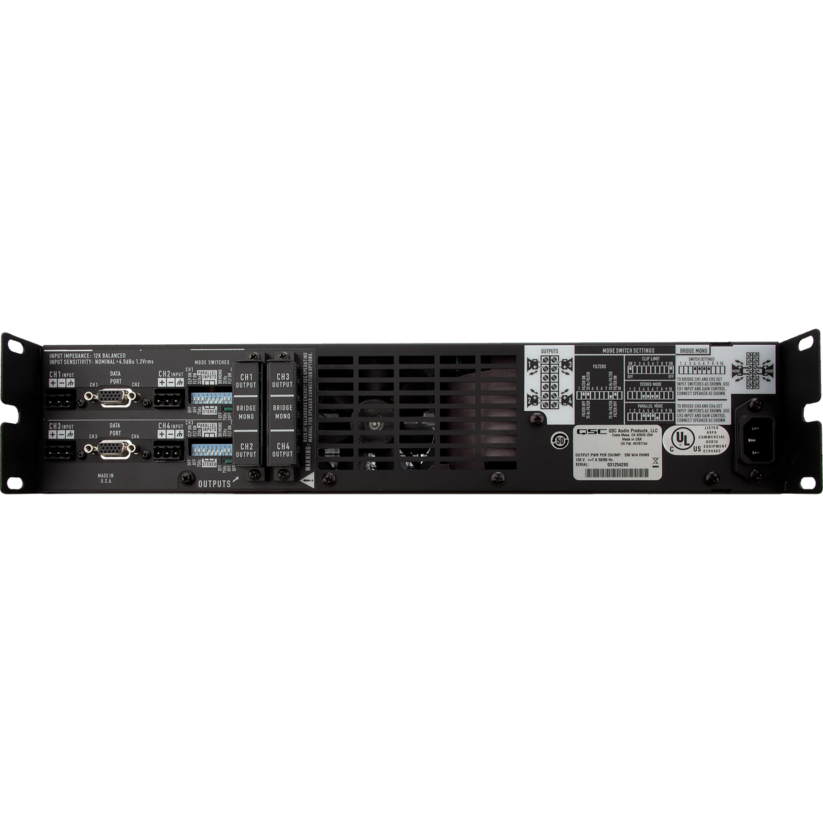 QSC CX254 Power Amplifier – avBYFP