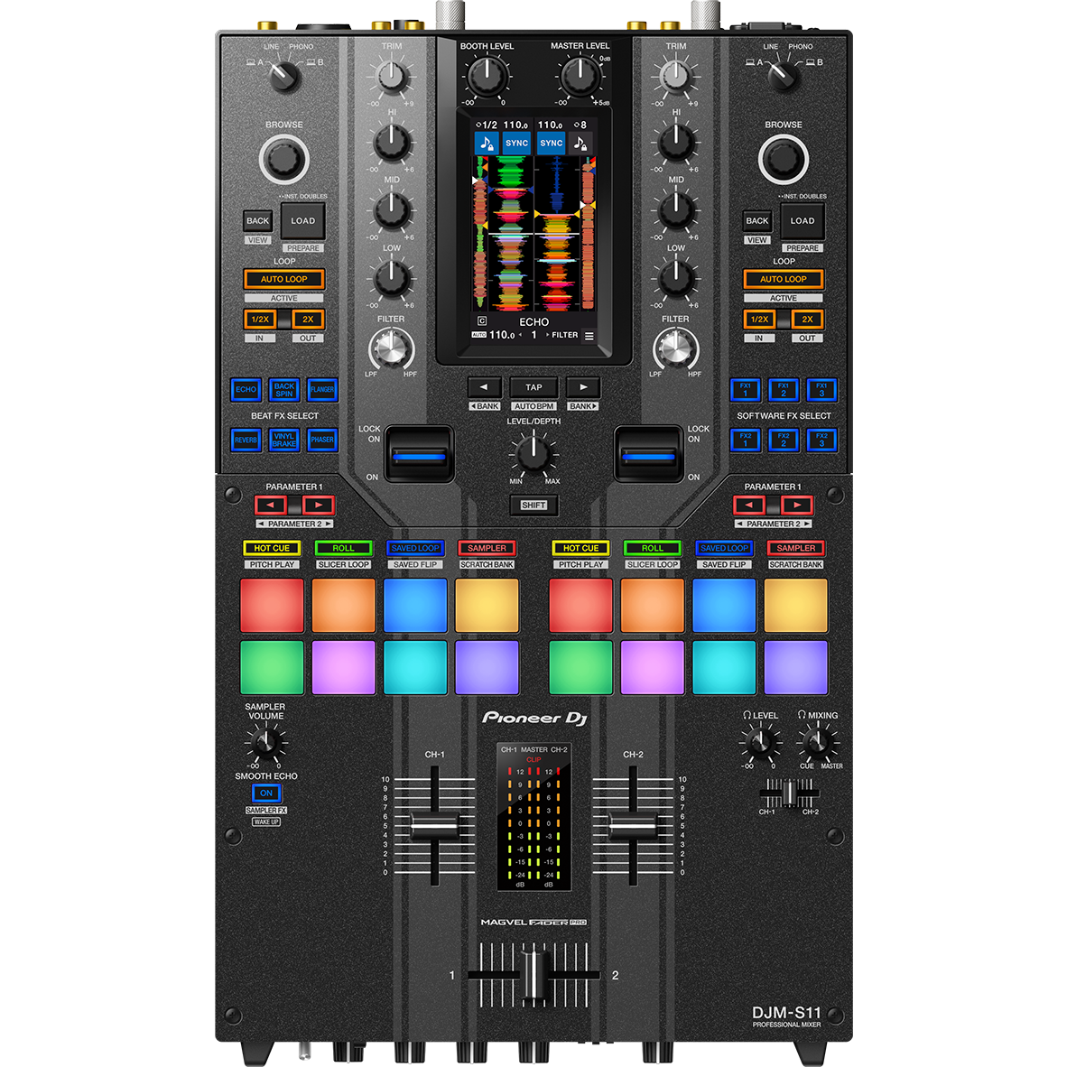 Pioneer DJM-S11 tourPack with BYFP ipCase