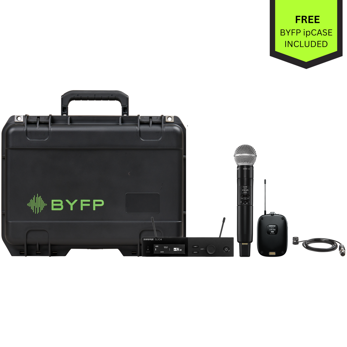 Shure SLX-D Combination Wireless Microphone System tourPack – avBYFP
