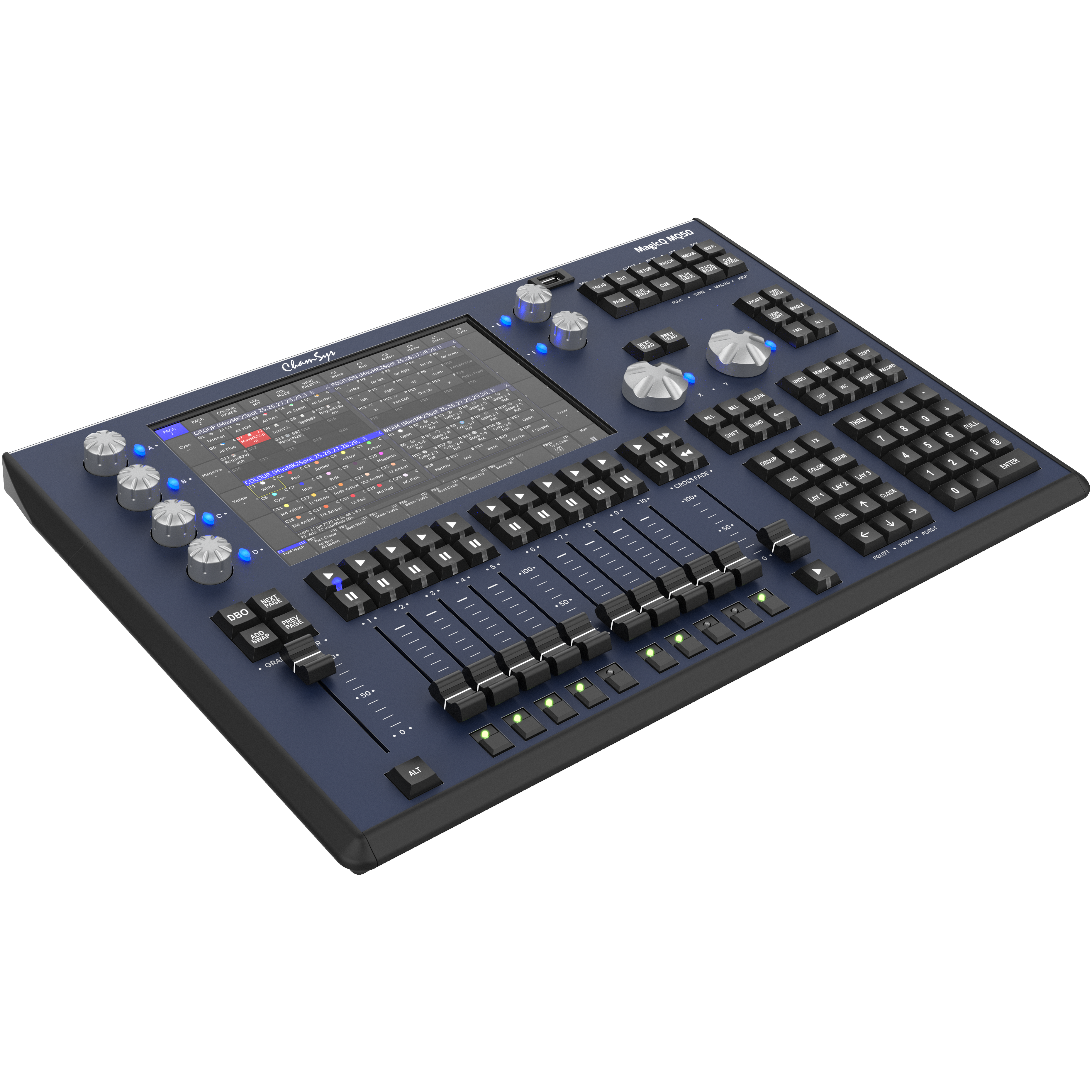 Chamsys MagicQ MQ50 Lighting Console tourPack with BYFP ipCase