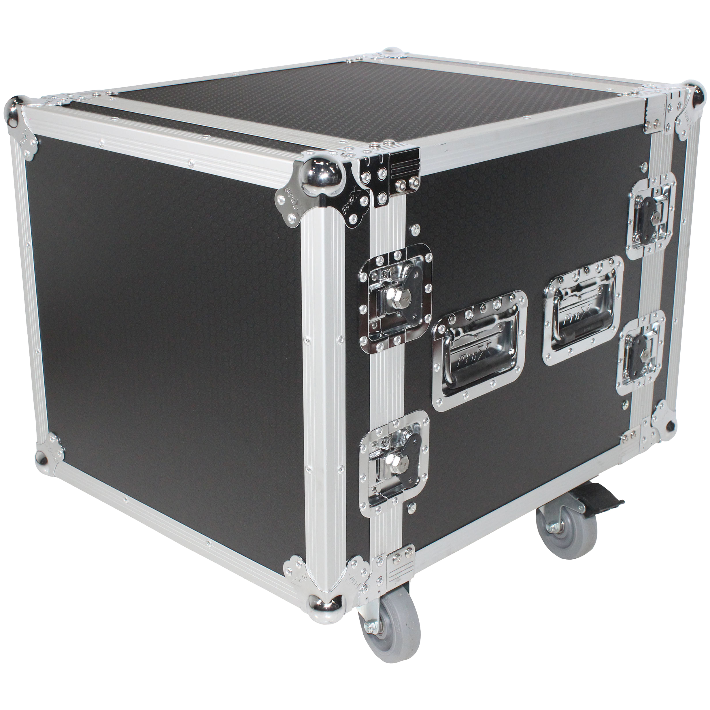 ProX 10U Shockmount 24 Deep Rack with Casters