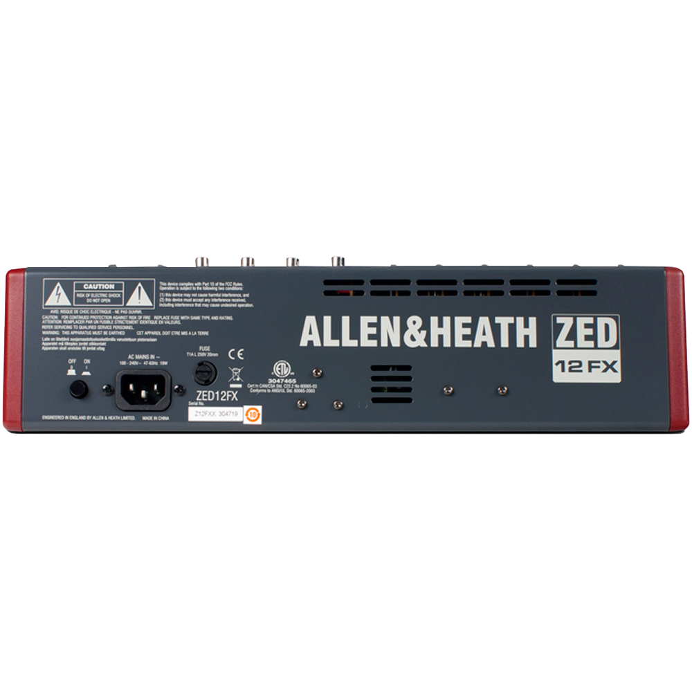 Allen & Heath ZED-12FX Mixer