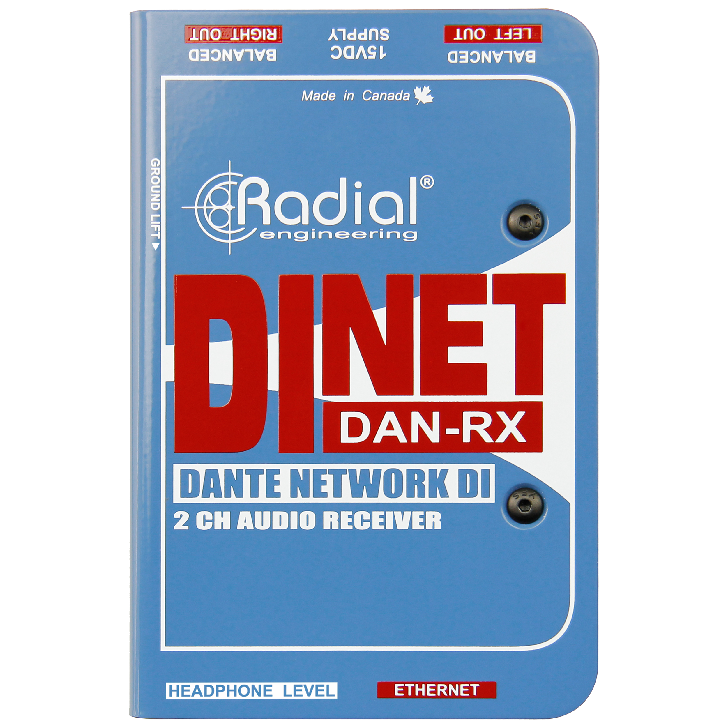 Radial DiNet Dan-RX Dante Receiver