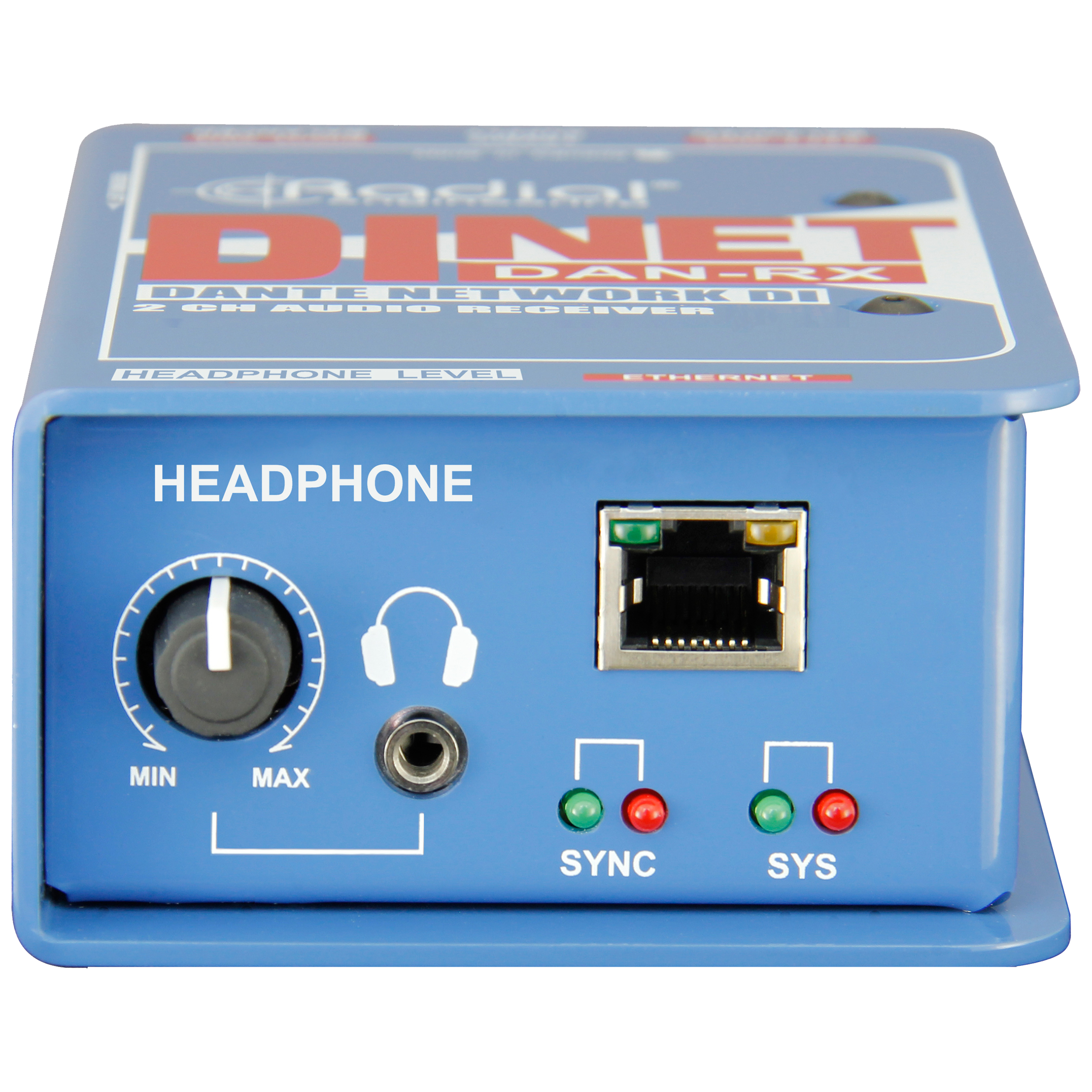 Radial DiNet Dan-RX Dante Receiver