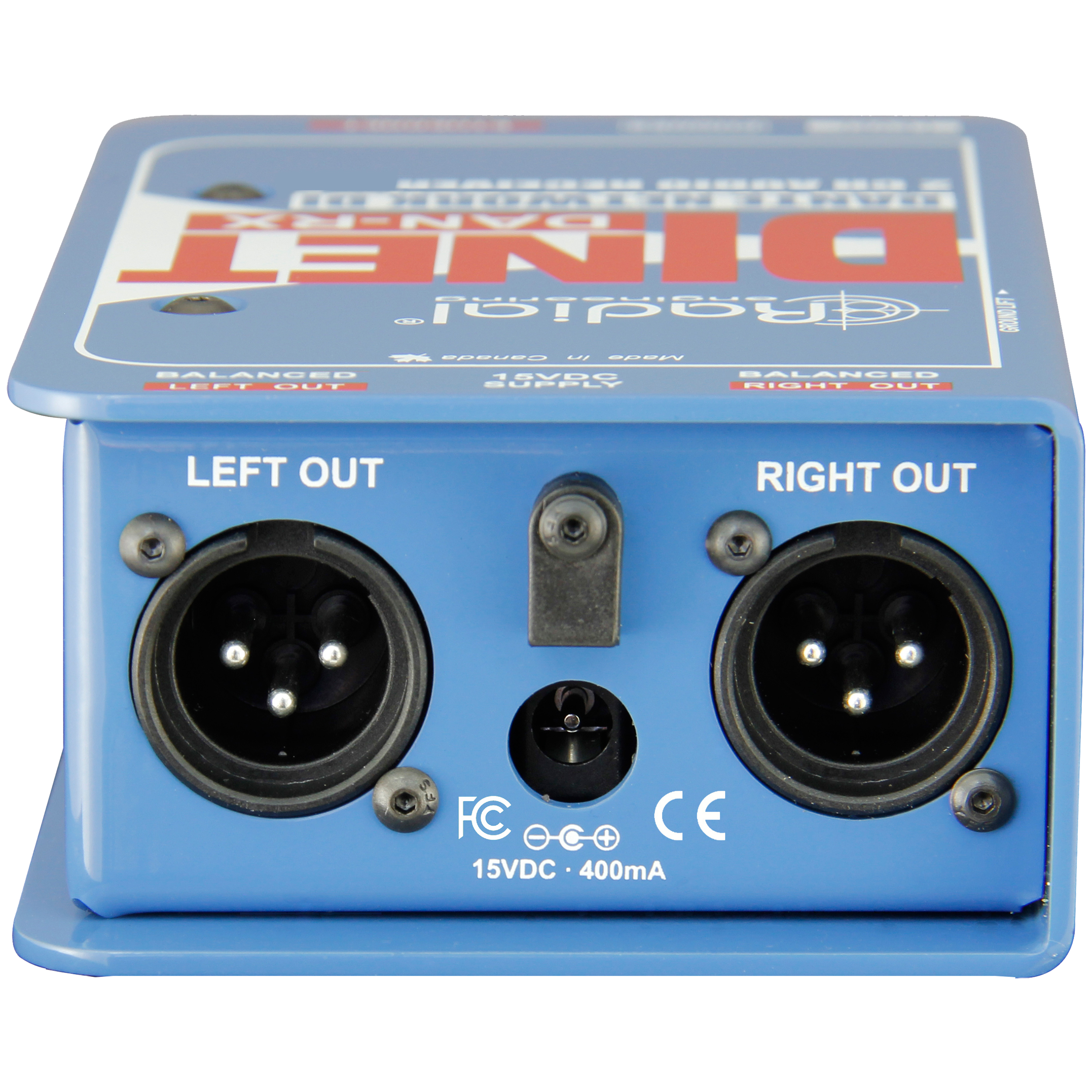 Radial DiNet Dan-RX Dante Receiver