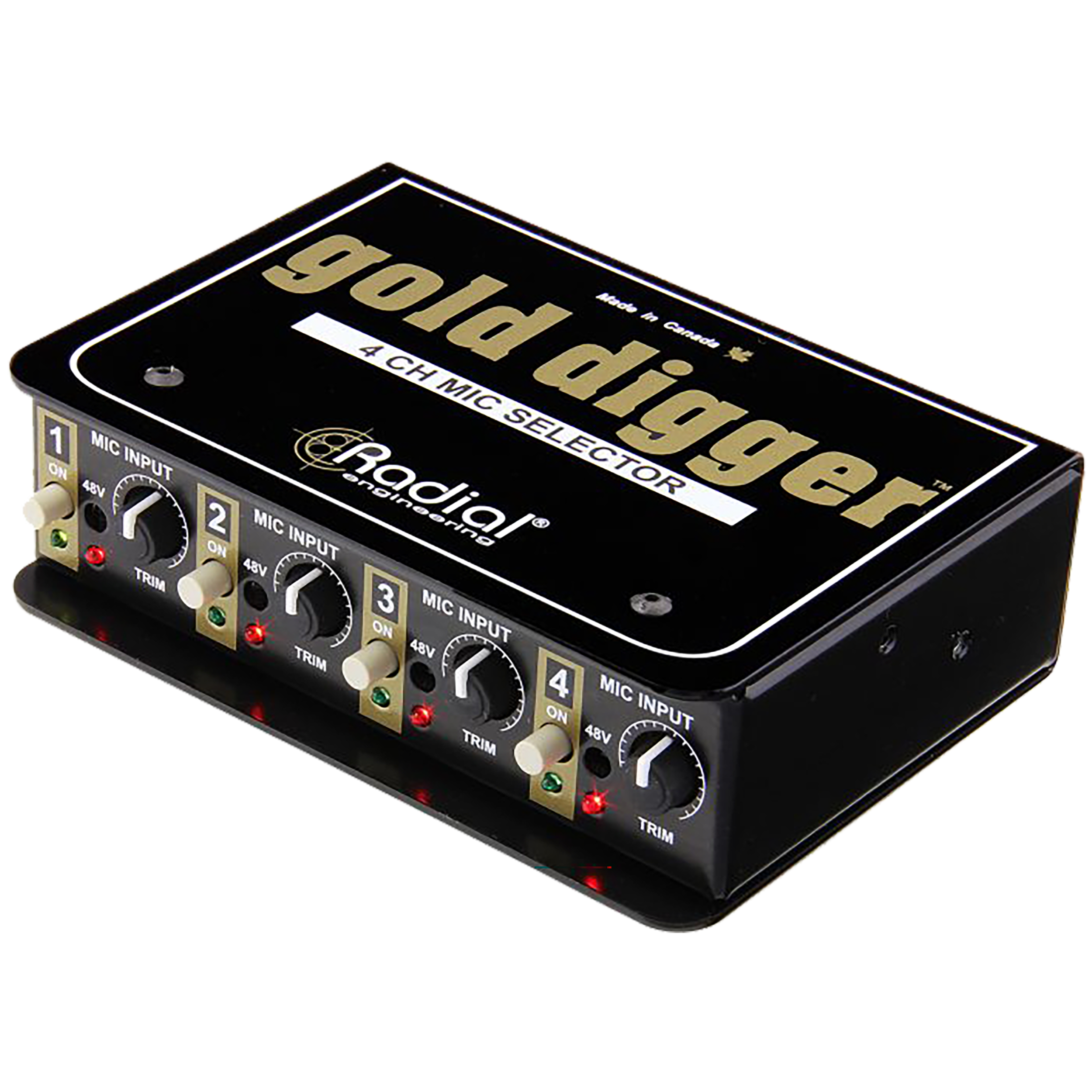Gold Digger 4-Channel Mic Selector