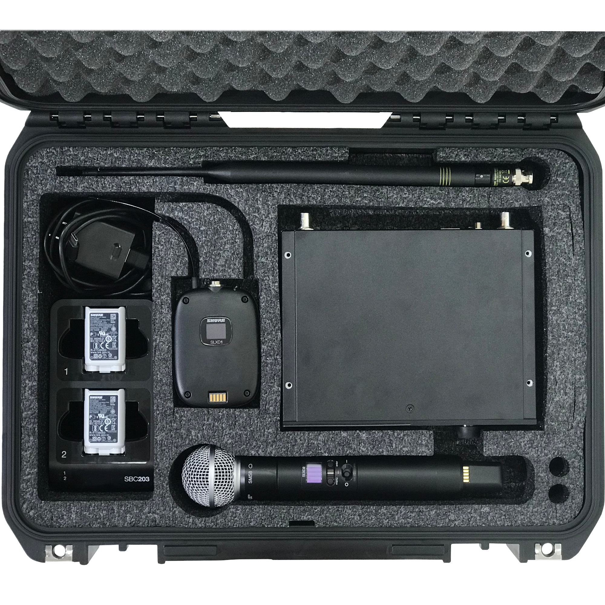 SKB iSeries Shure SLXD/ULXD Wireless Mic System Case