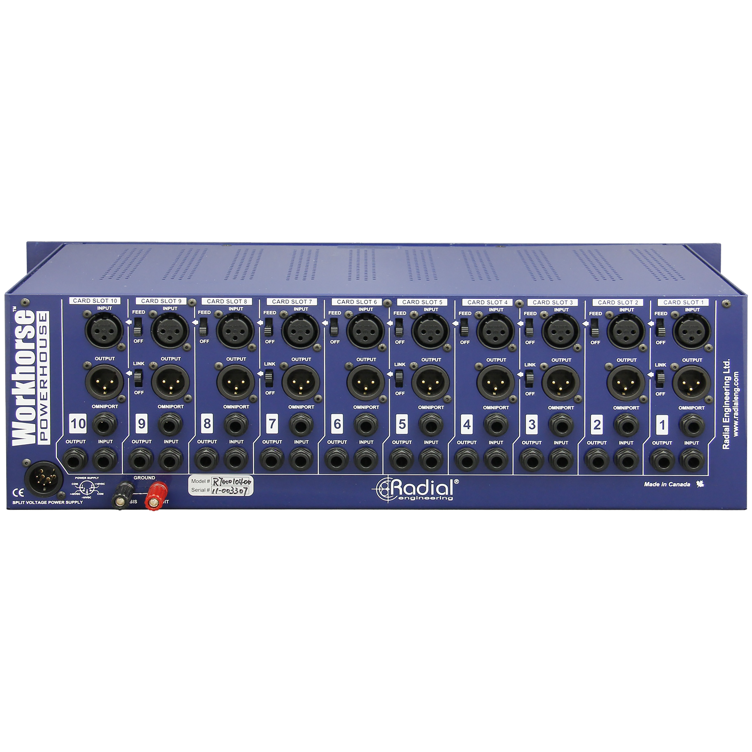 Radial Powerhouse 10-Slot Power Rack