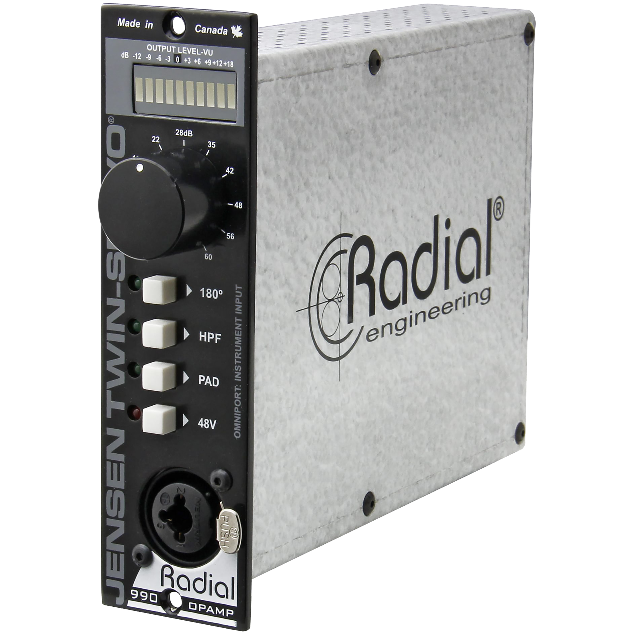 Radial Twin-Servo Microphone Preamplifier