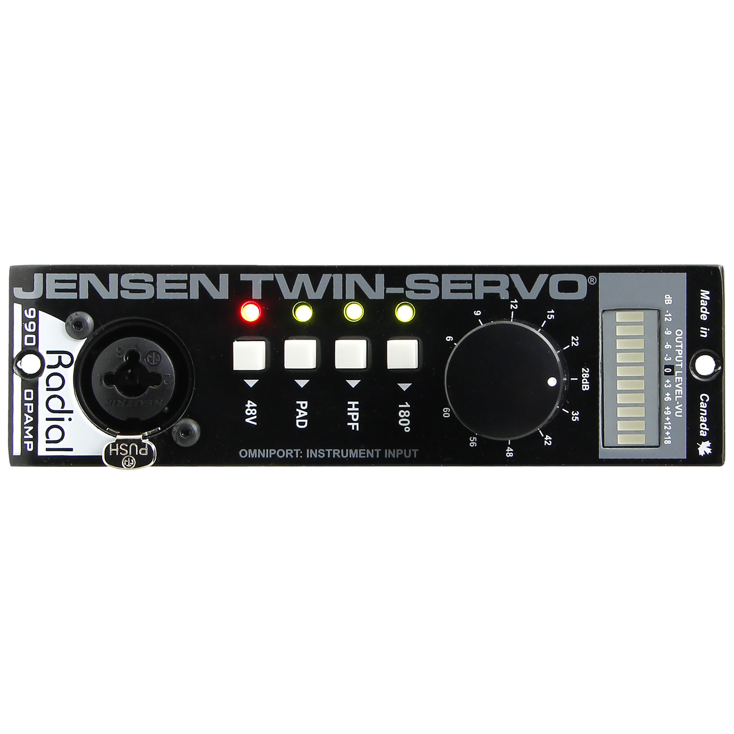 Radial Twin-Servo Microphone Preamplifier
