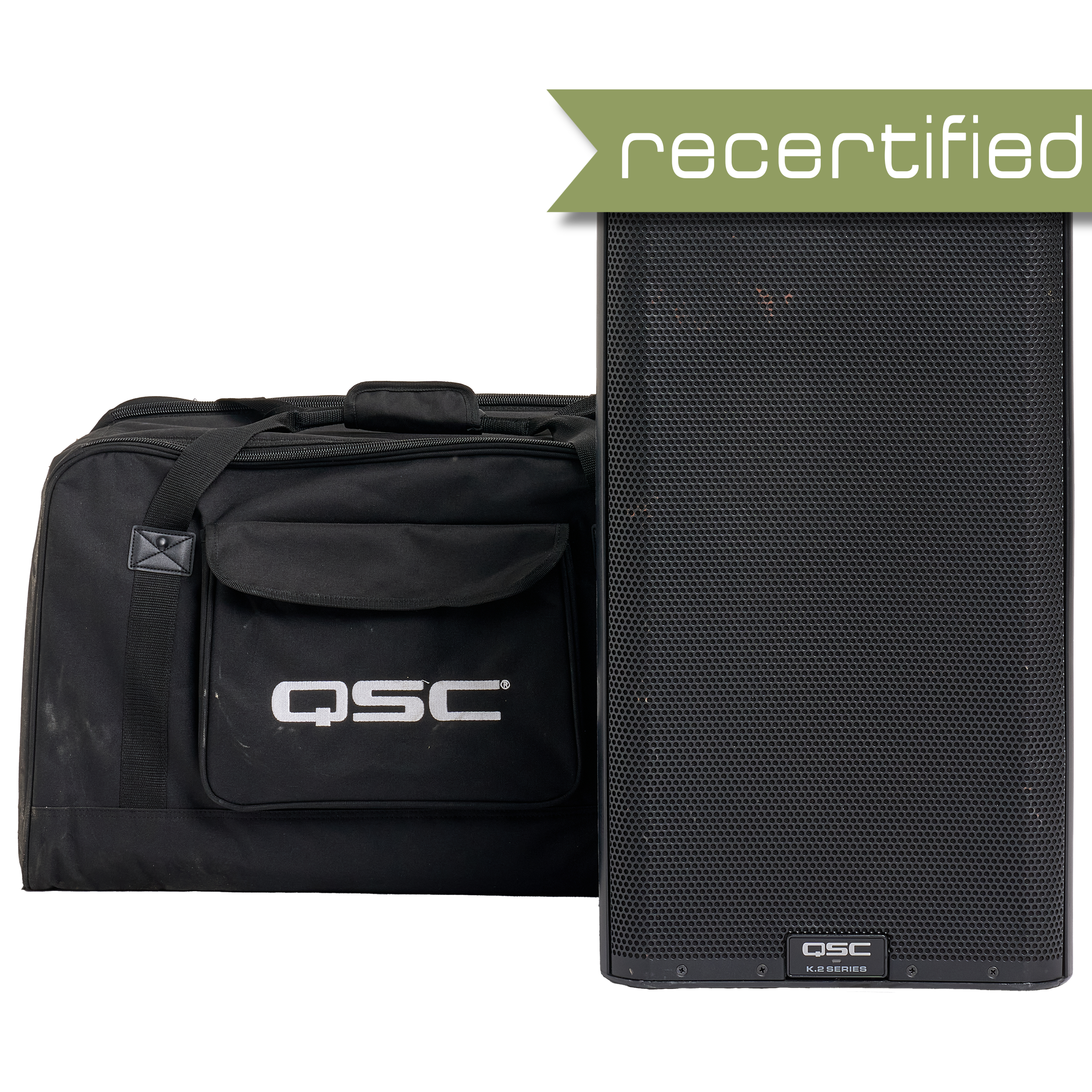 QSC K12.2 Speaker with Tote