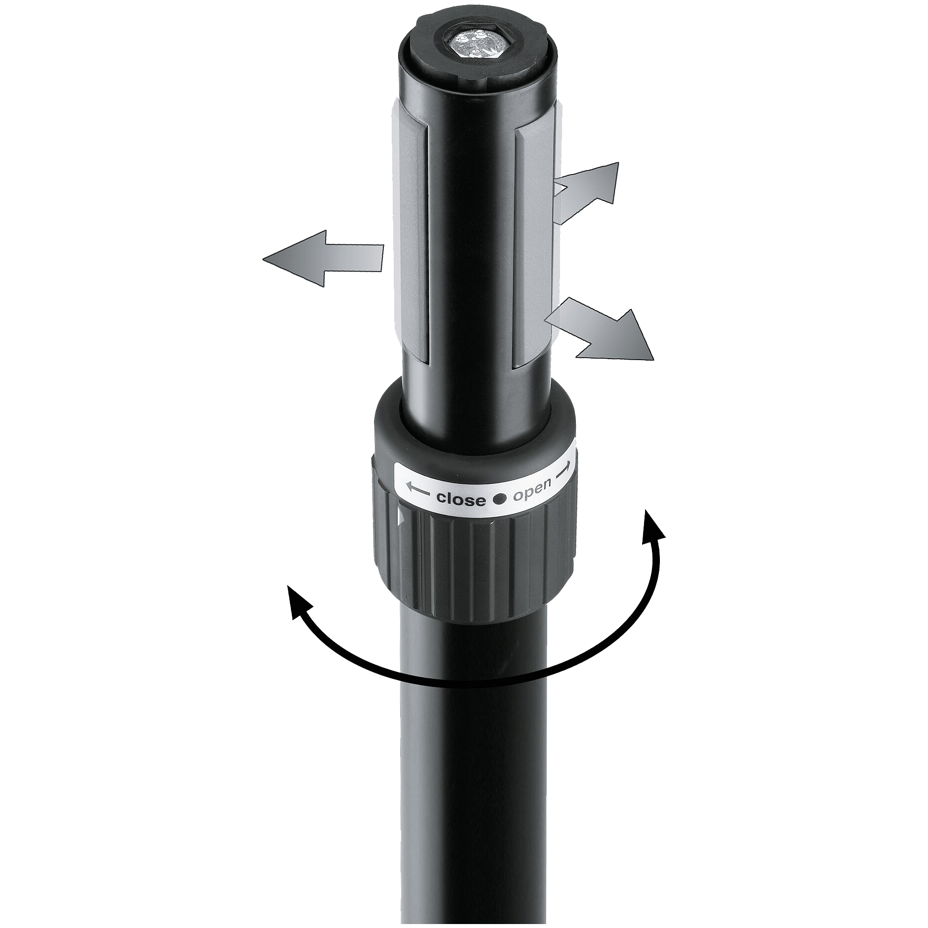 Konig & Meyer 21366 Distance Rod - Ring Lock - Top & Bottom