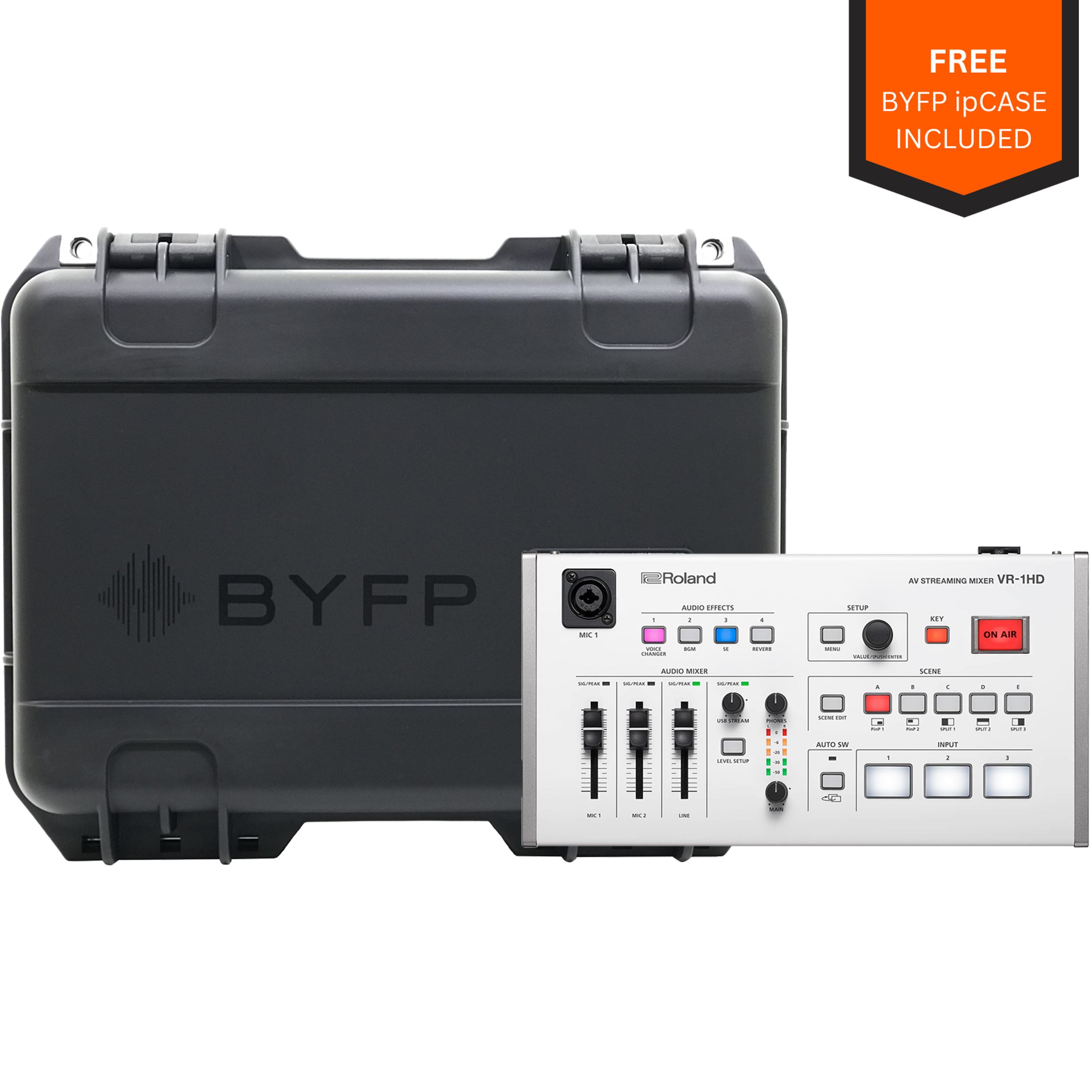 Roland VR-1HD Video Switcher tourPack with BYFP ipCase