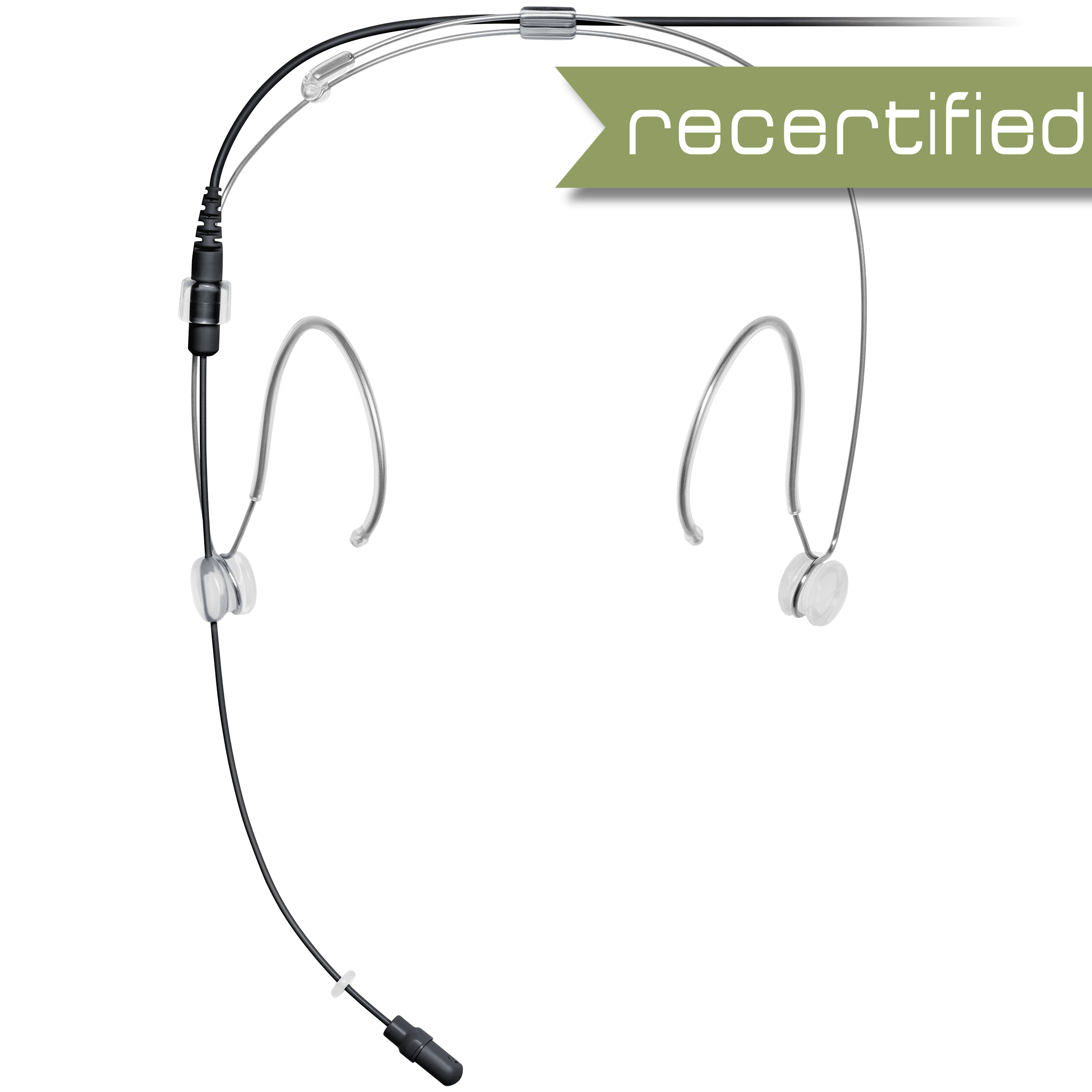 Shure DH5B/O-MTQG DuraPlex Headset, Black, Omni, MTQG