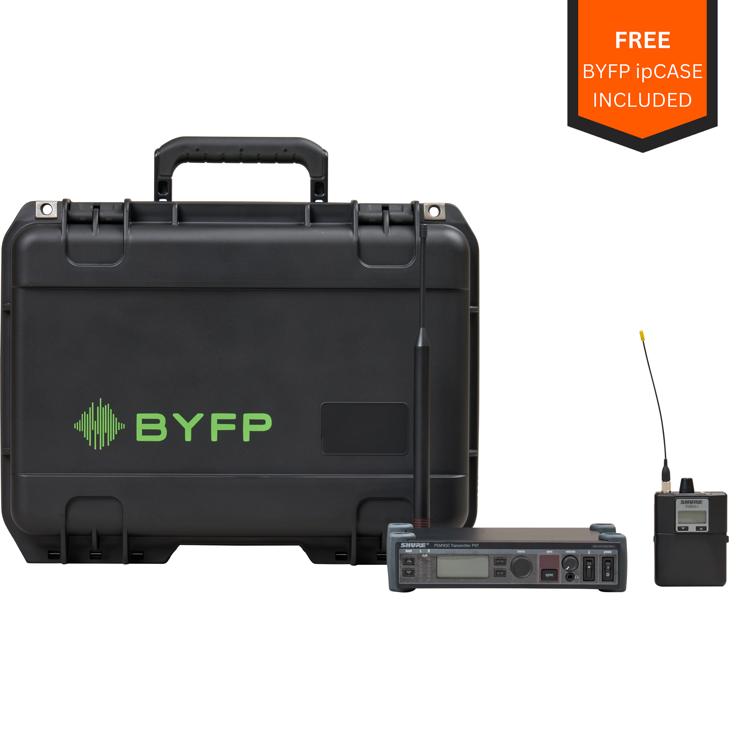 Shure PSM900 In-Ear Personal Monitoring System tourPack with BYFP ipCase