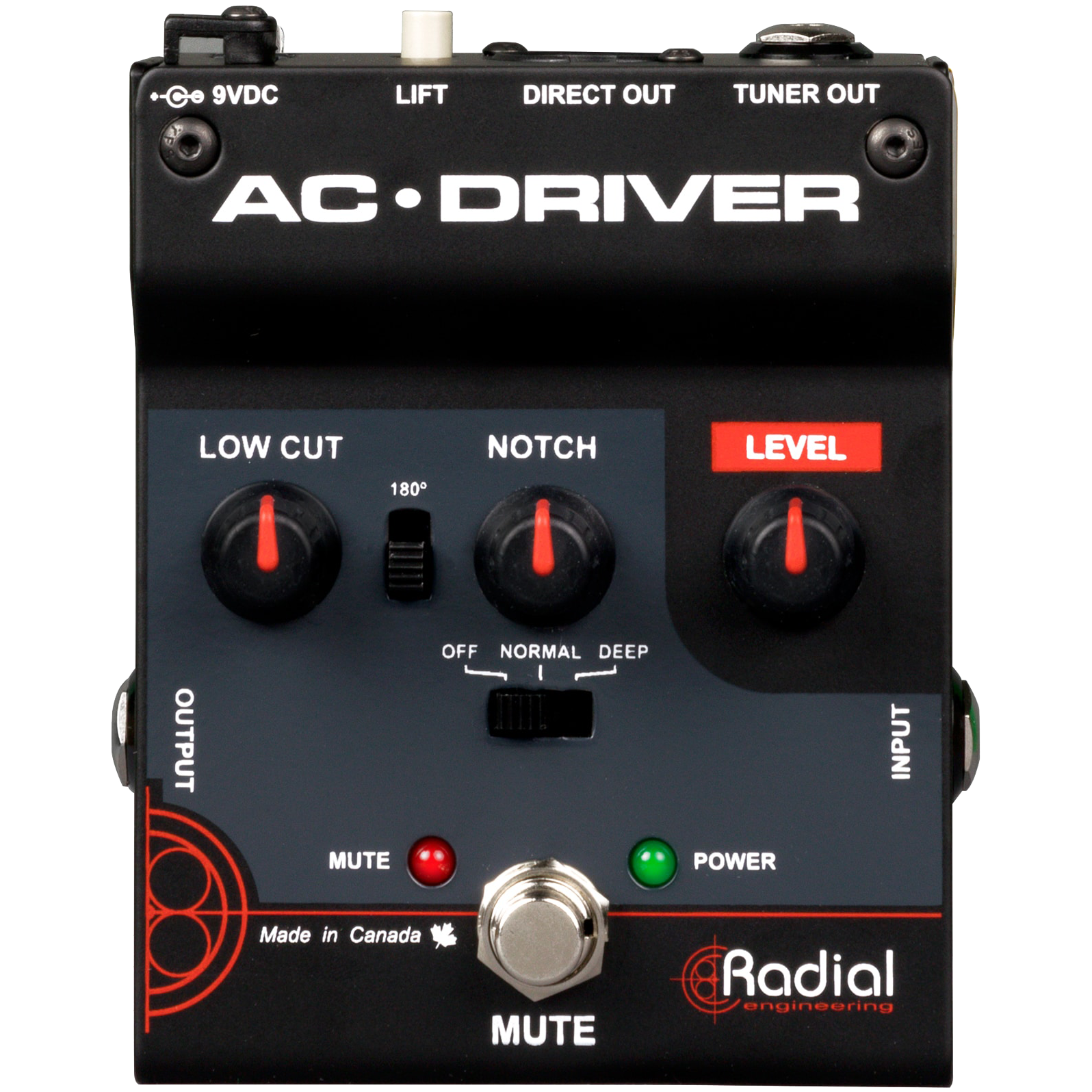 Radial AC-Driver Compact Acoustic Preamp