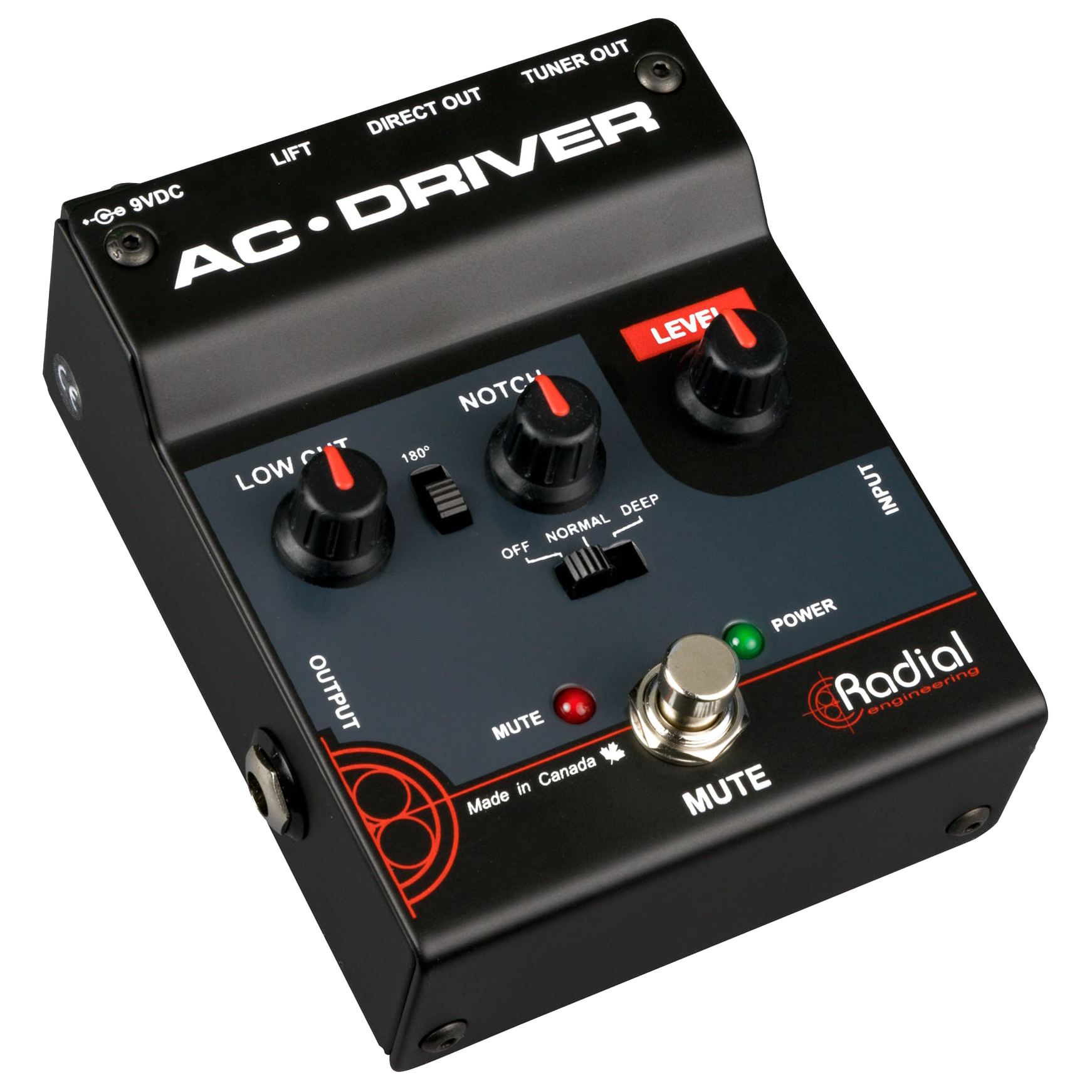 Radial AC-Driver Compact Acoustic Preamp