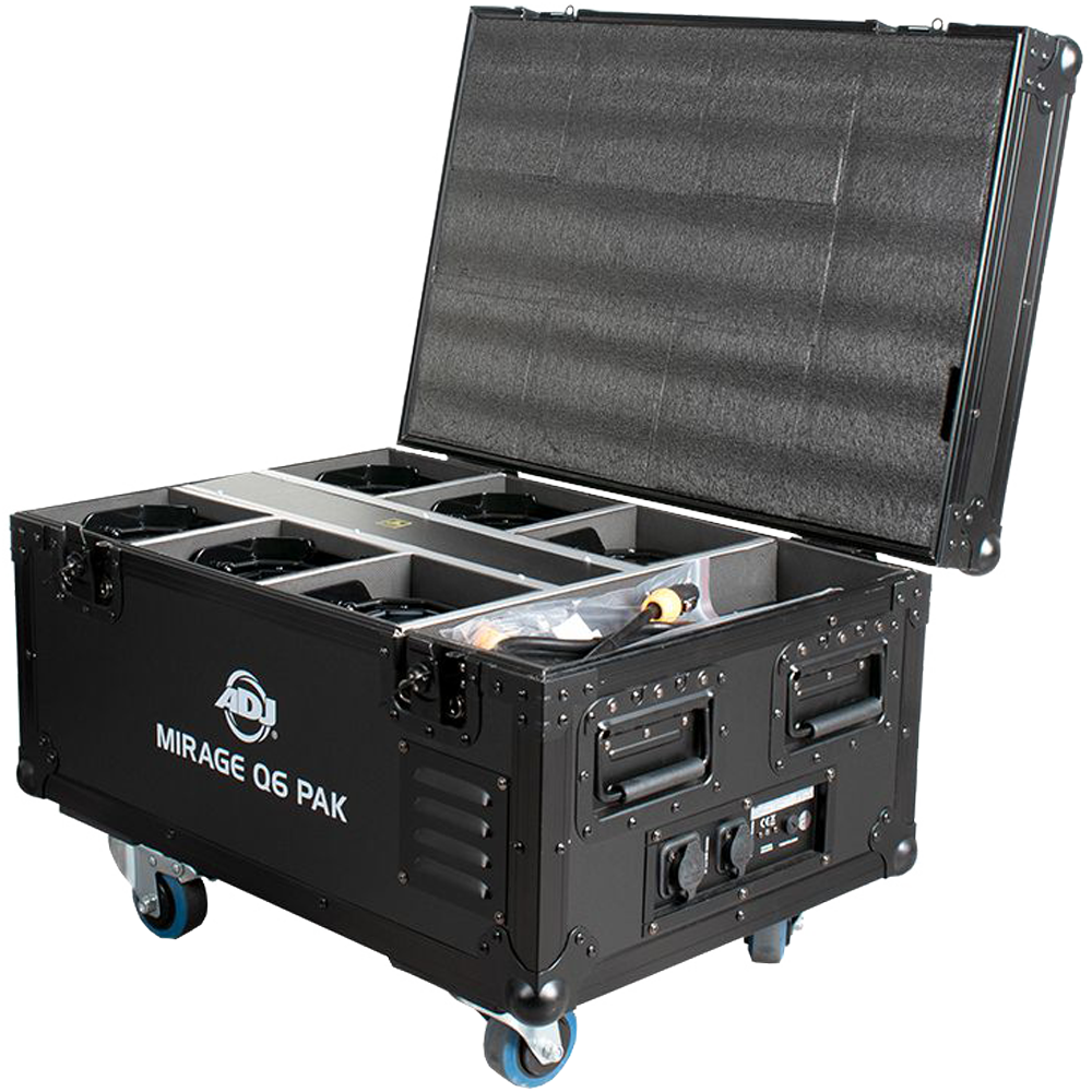 ADJ Lighting Mirage Q6 Pak Black