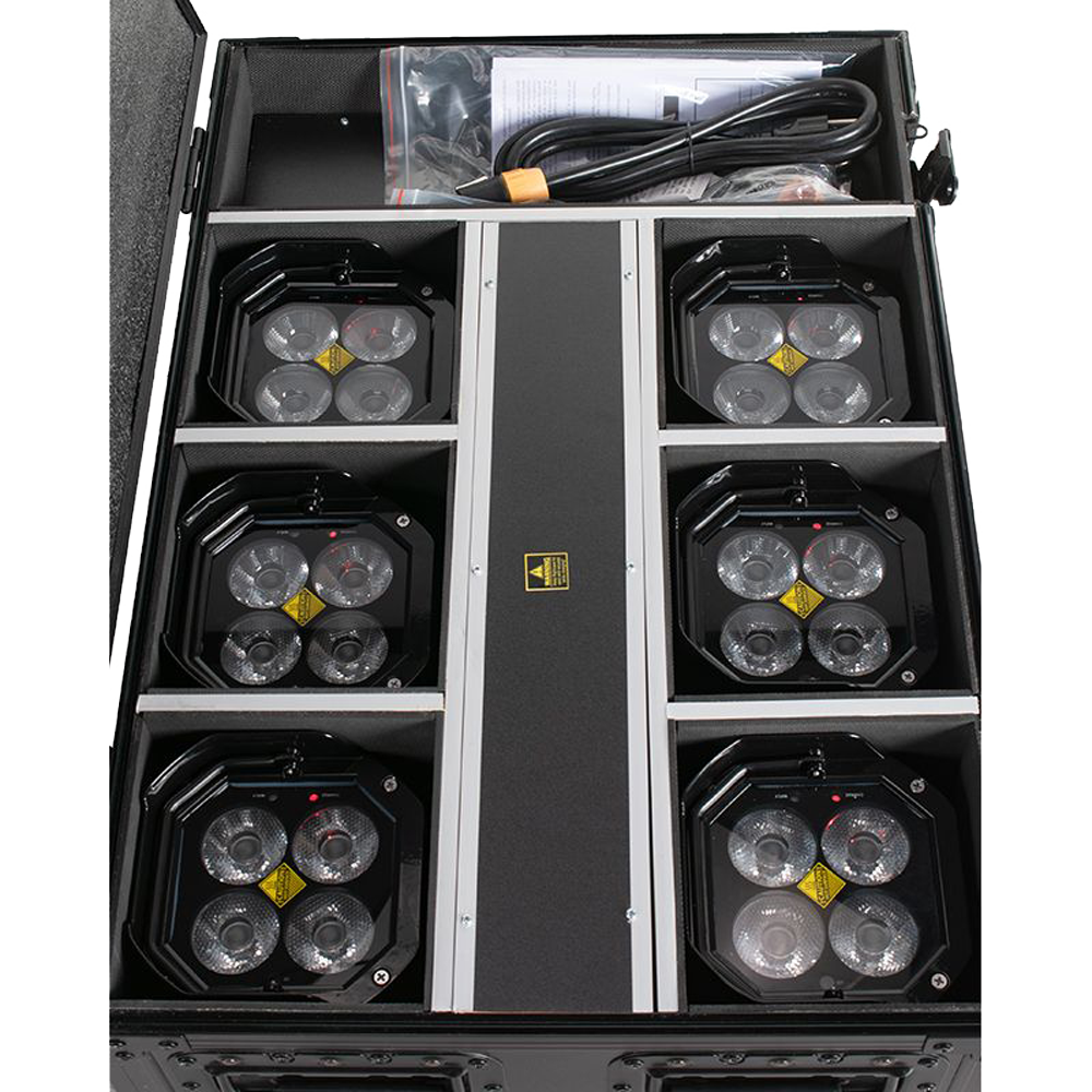 ADJ Lighting Mirage Q6 Pak Black