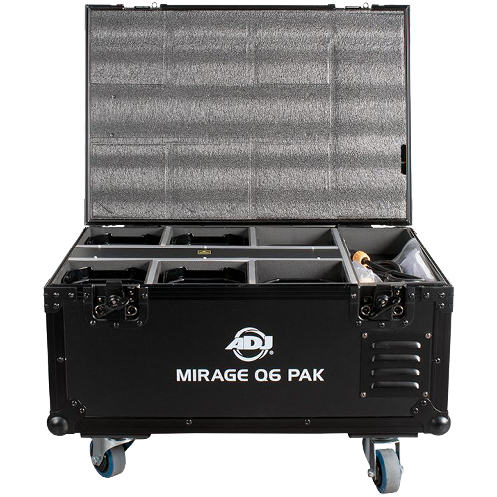 ADJ Lighting Mirage Q6 Pak Black