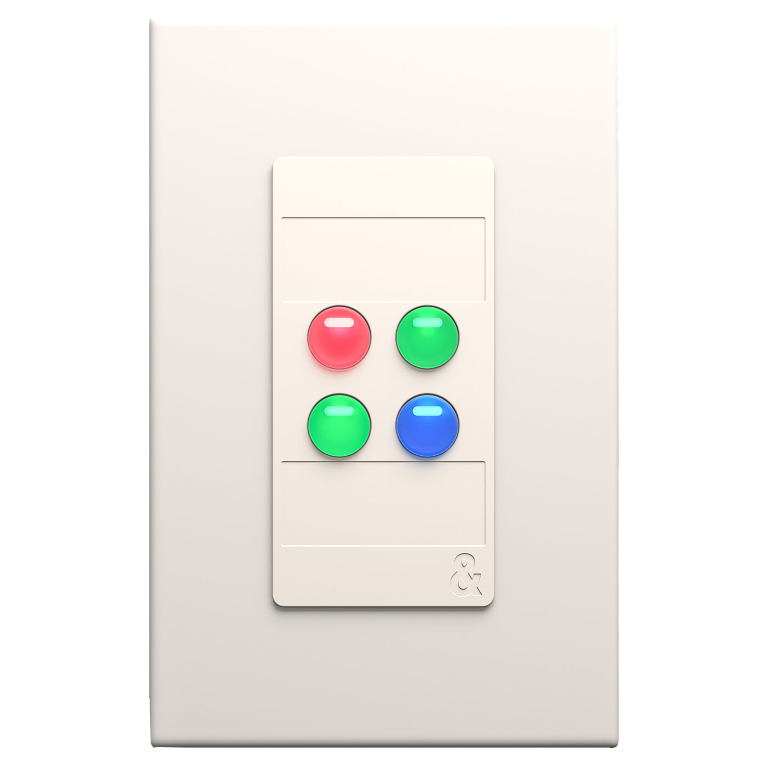 Allen & Heath White IP4W Wallplate Controller