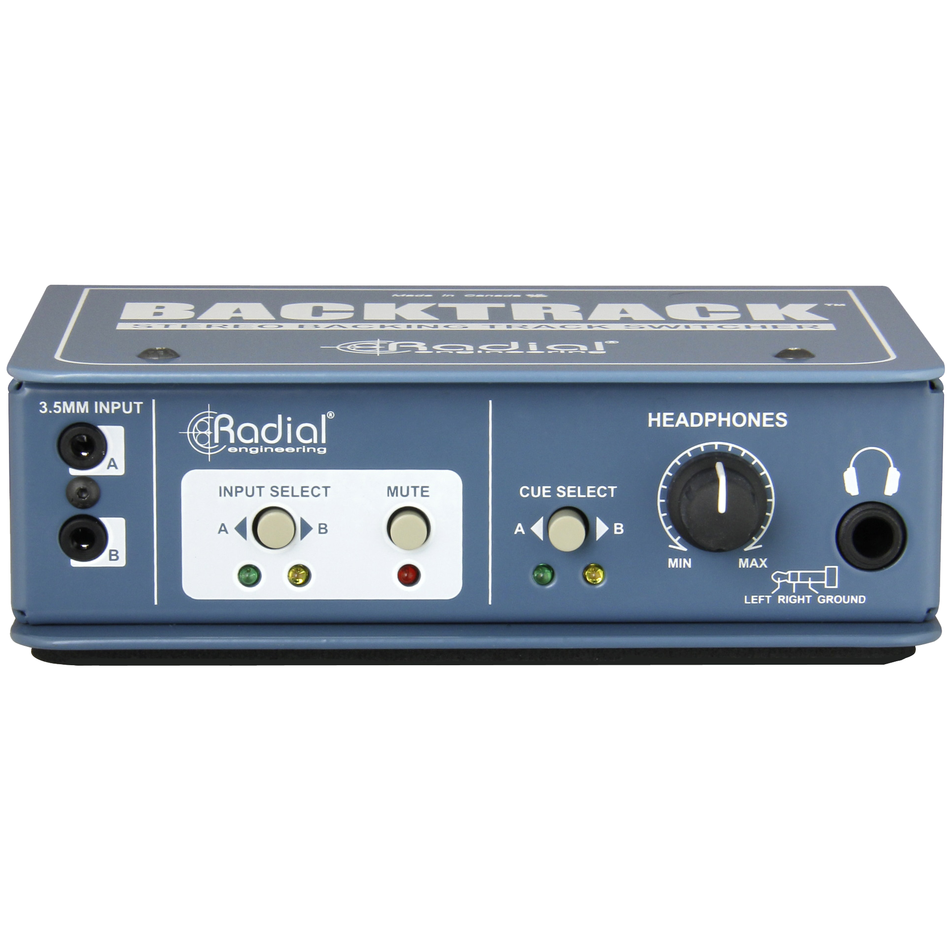 Radial Backtrack Stereo Audio Switcher