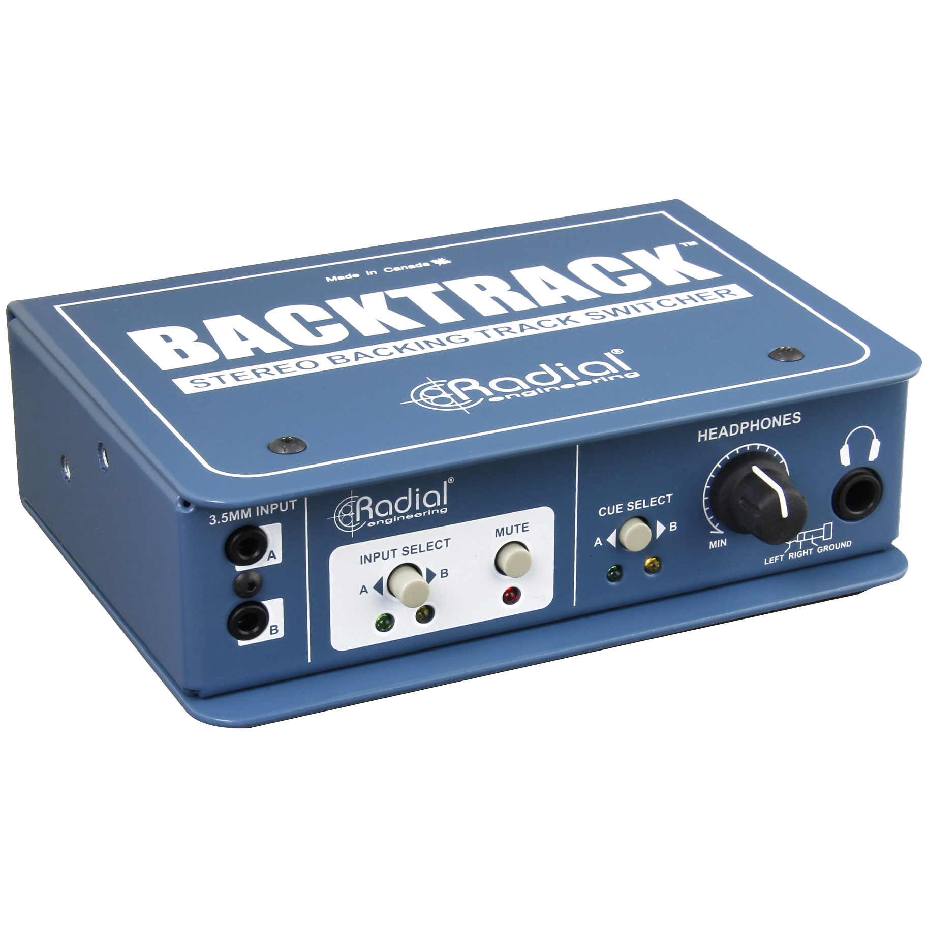 Radial Backtrack Stereo Audio Switcher