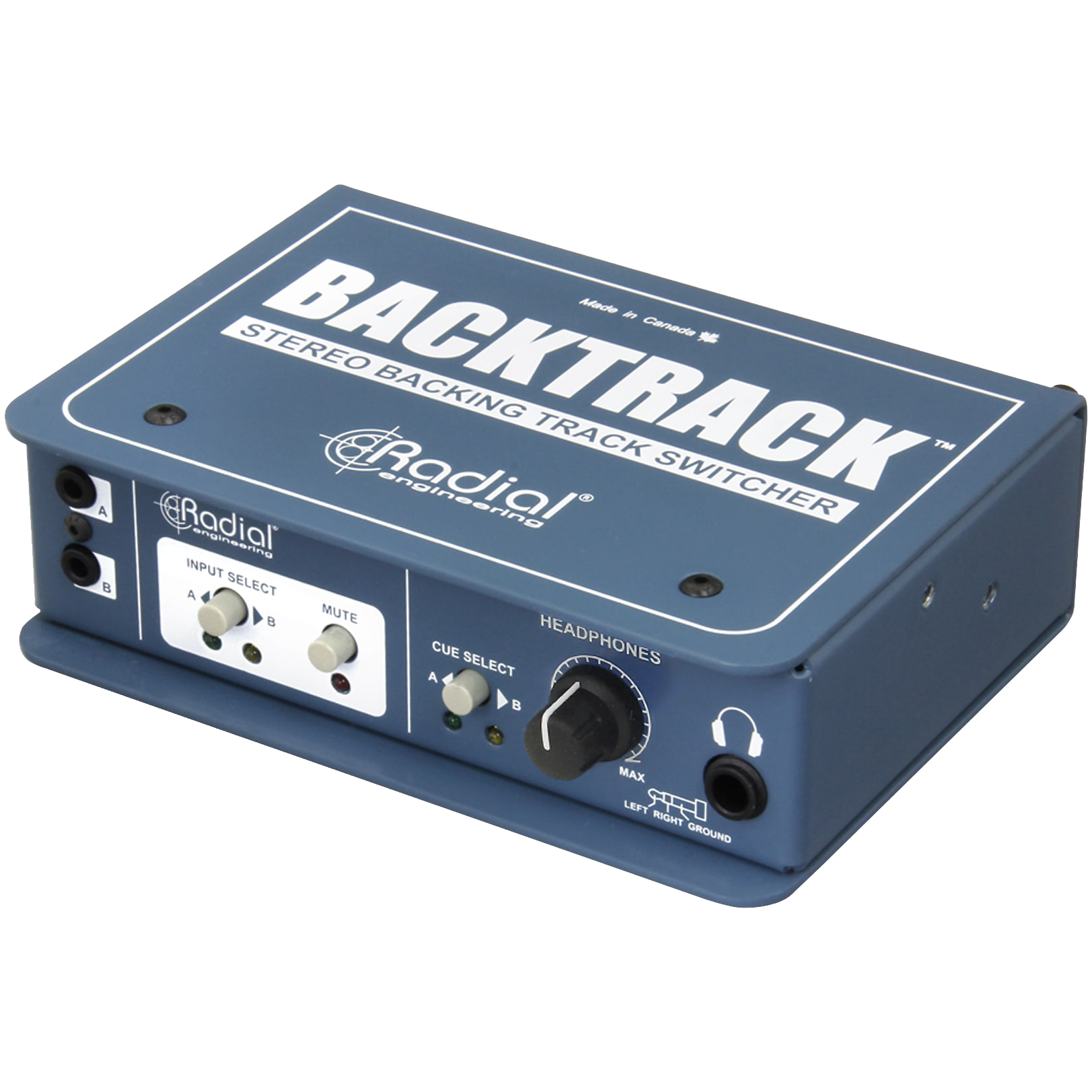 Radial Backtrack Stereo Audio Switcher