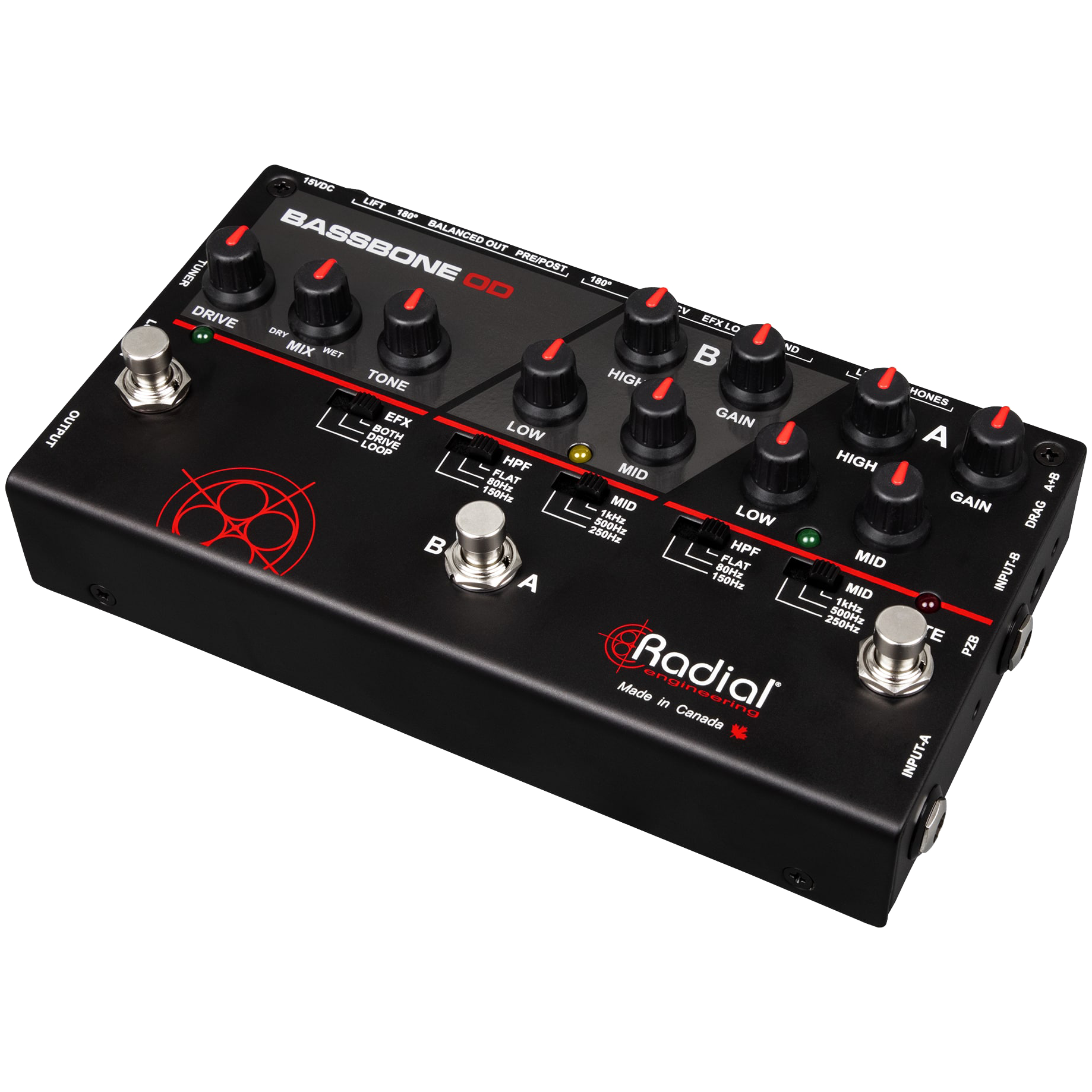 Radial Bassbone OD Bass Preamp & Overdrive