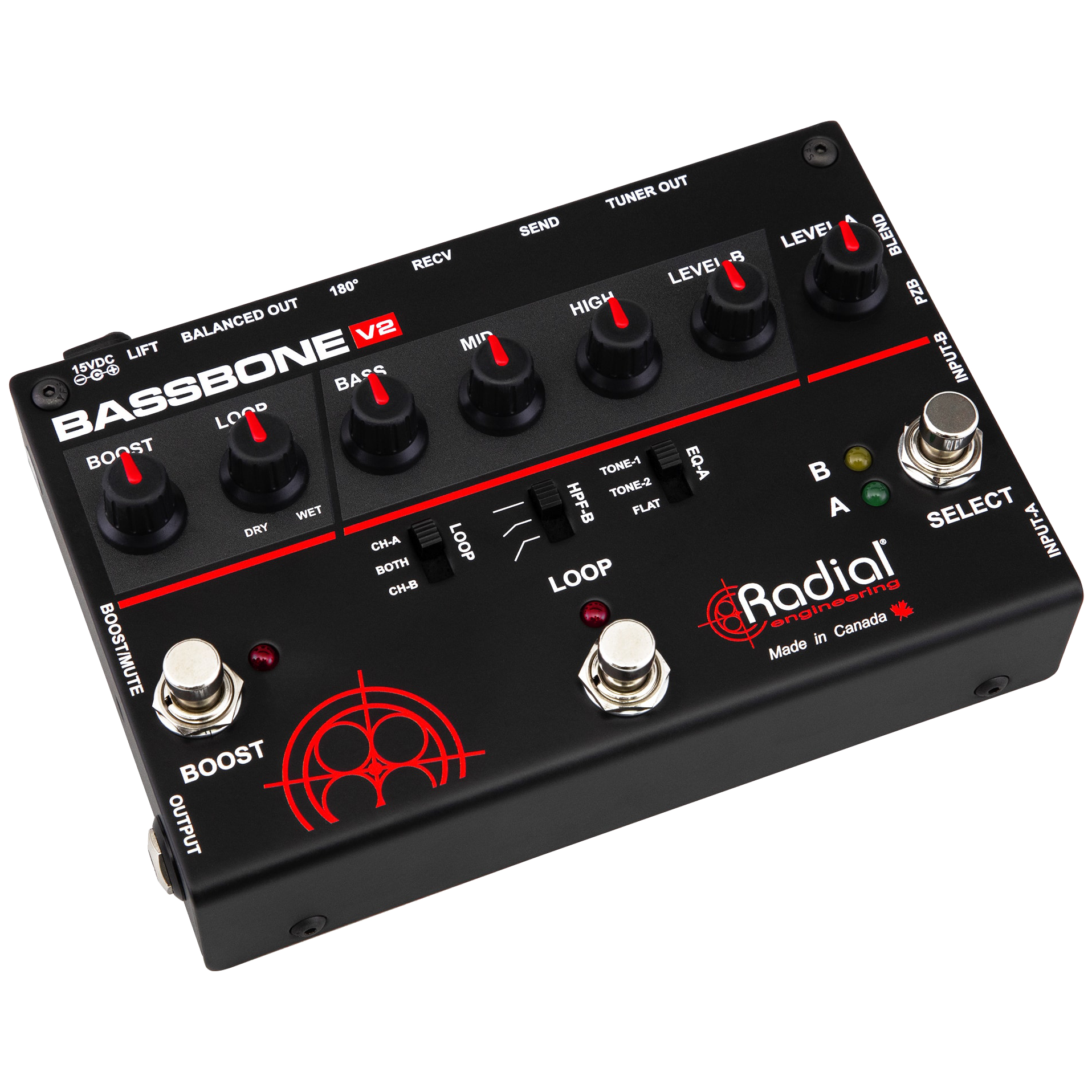 Radial Bassbone V2 Bass Preamp & Boost