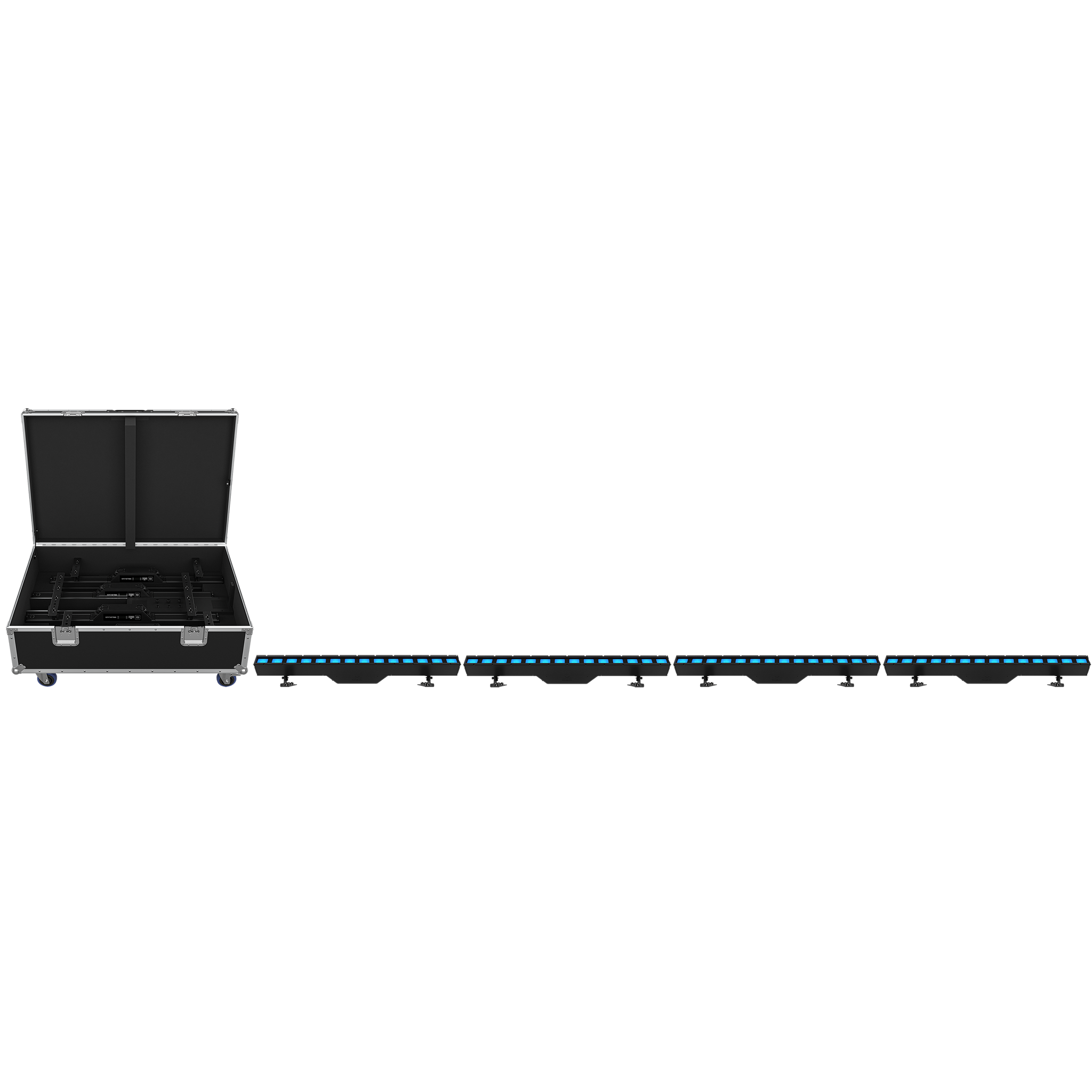 Chauvet Professional WELL Batten 14 Wireless Wash 4-Pack with Case
