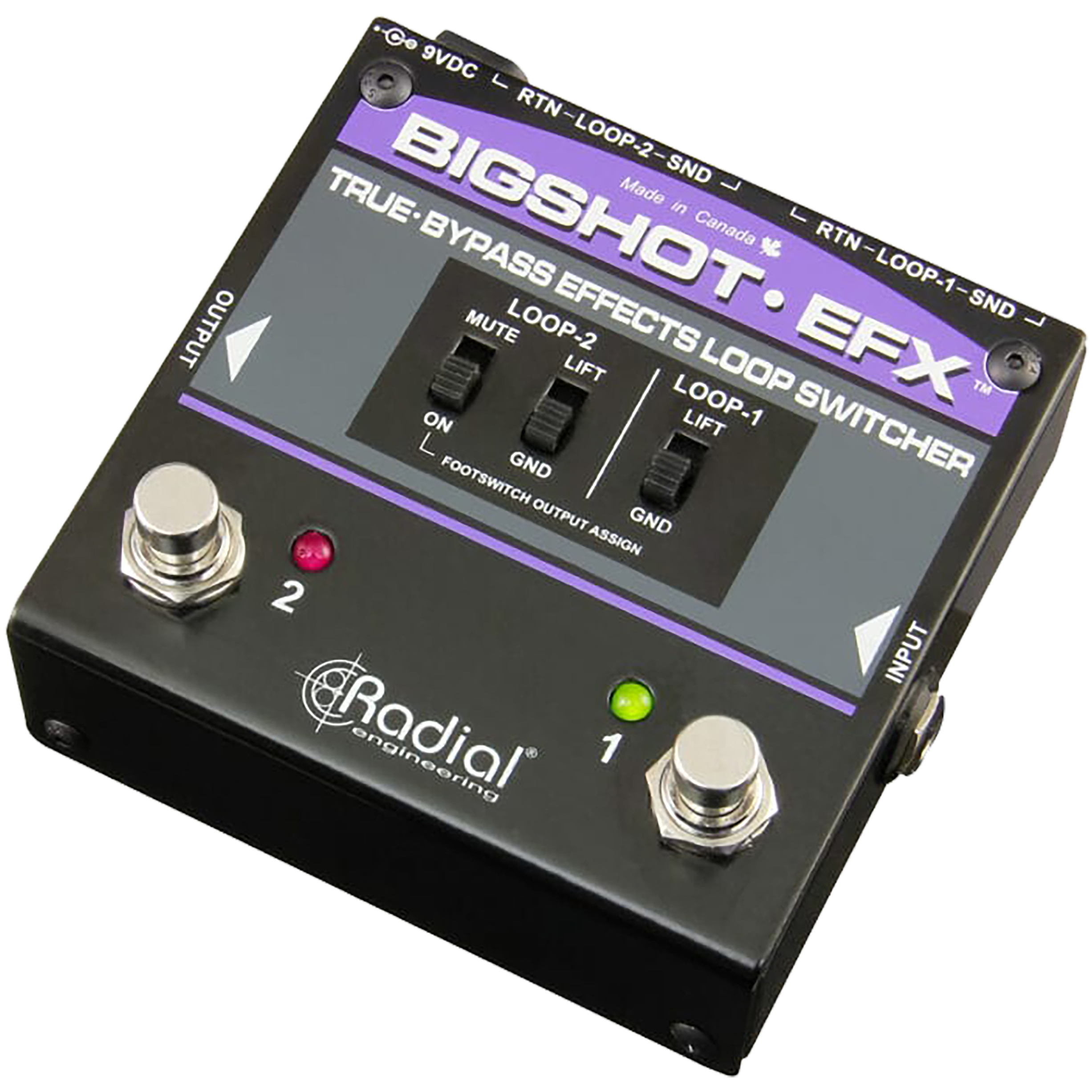 Radial BigShot EFX Loop Switcher