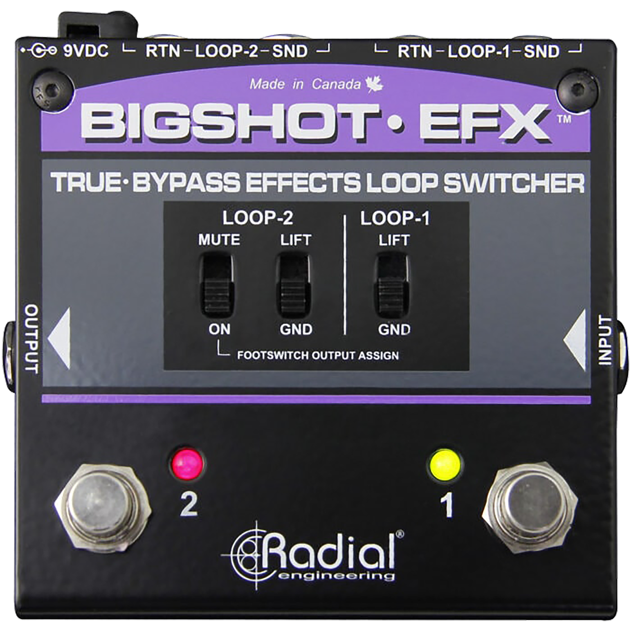 Radial BigShot EFX Loop Switcher