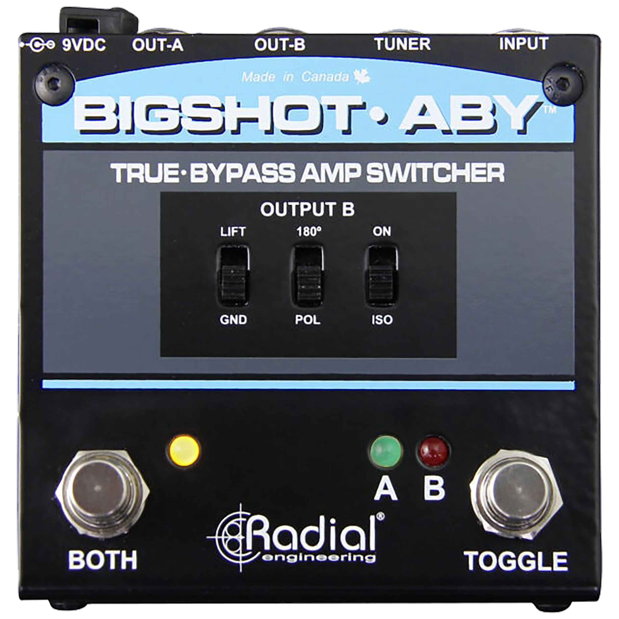Radial BigShot ABY - True Bypass Amp Switcher