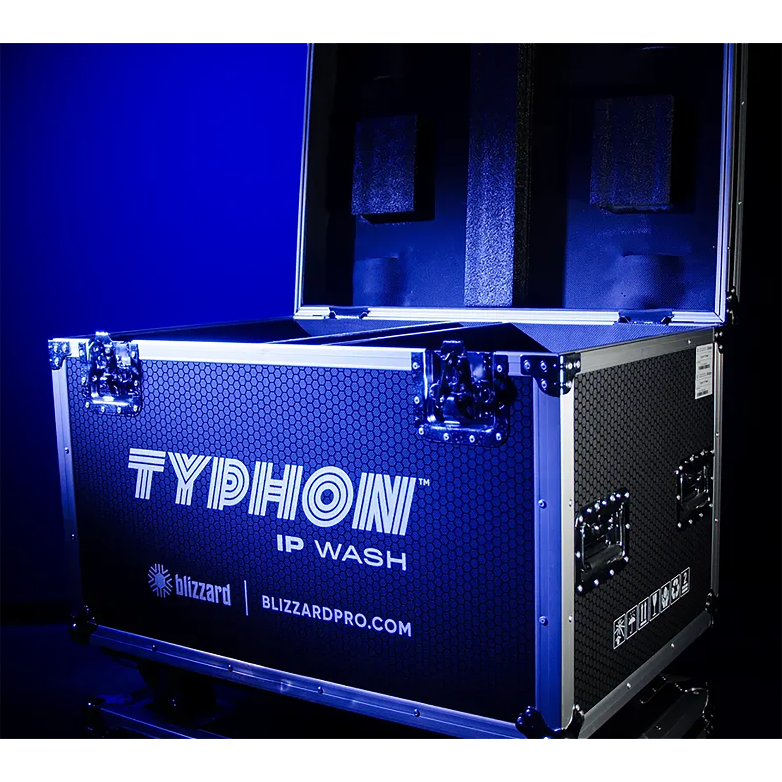 Blizzard Lighting Dual Road Case for Typhon IP Wash
