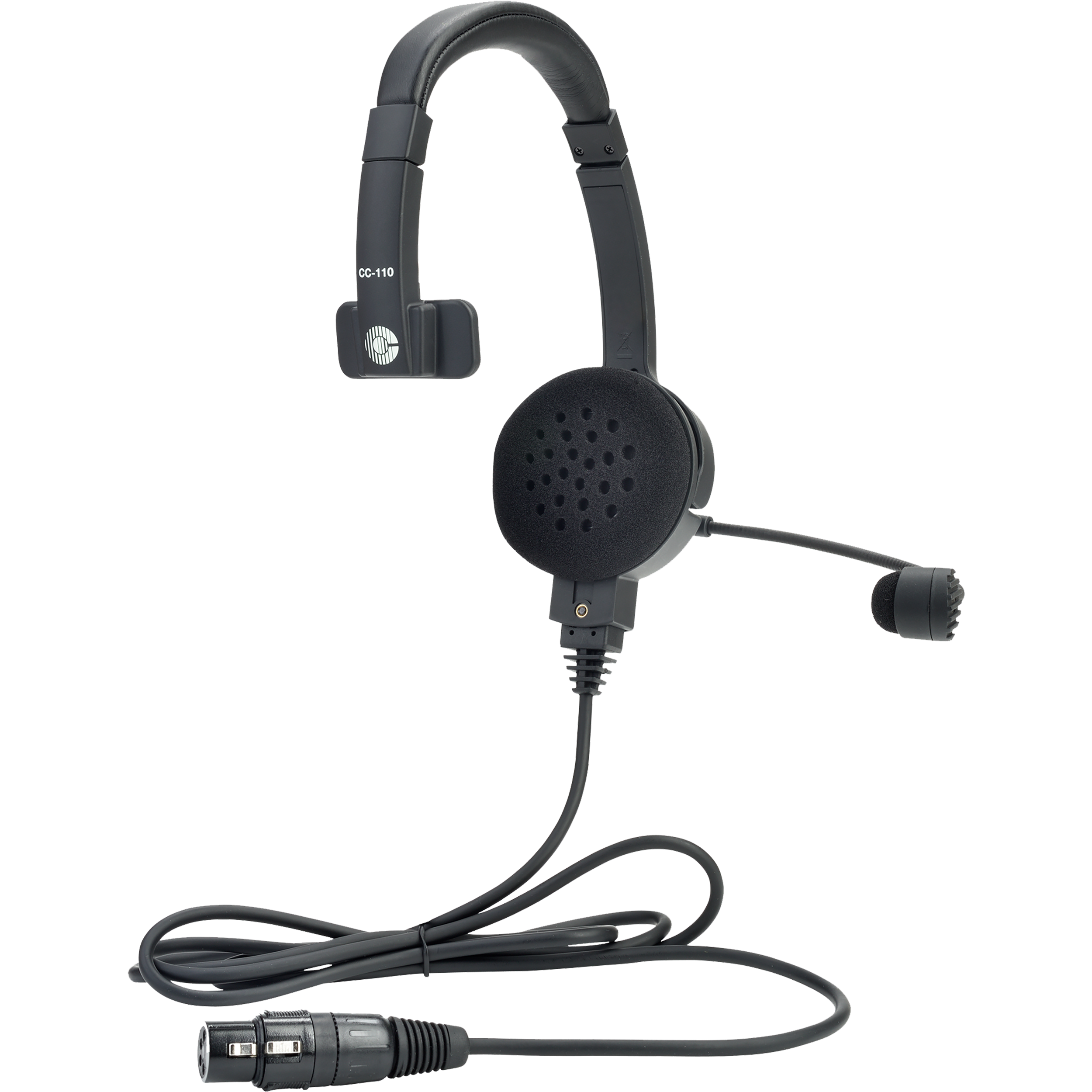 Clear-Com CC-110 Lightweight Single Ear Headset with 4-Pin XLR Connector