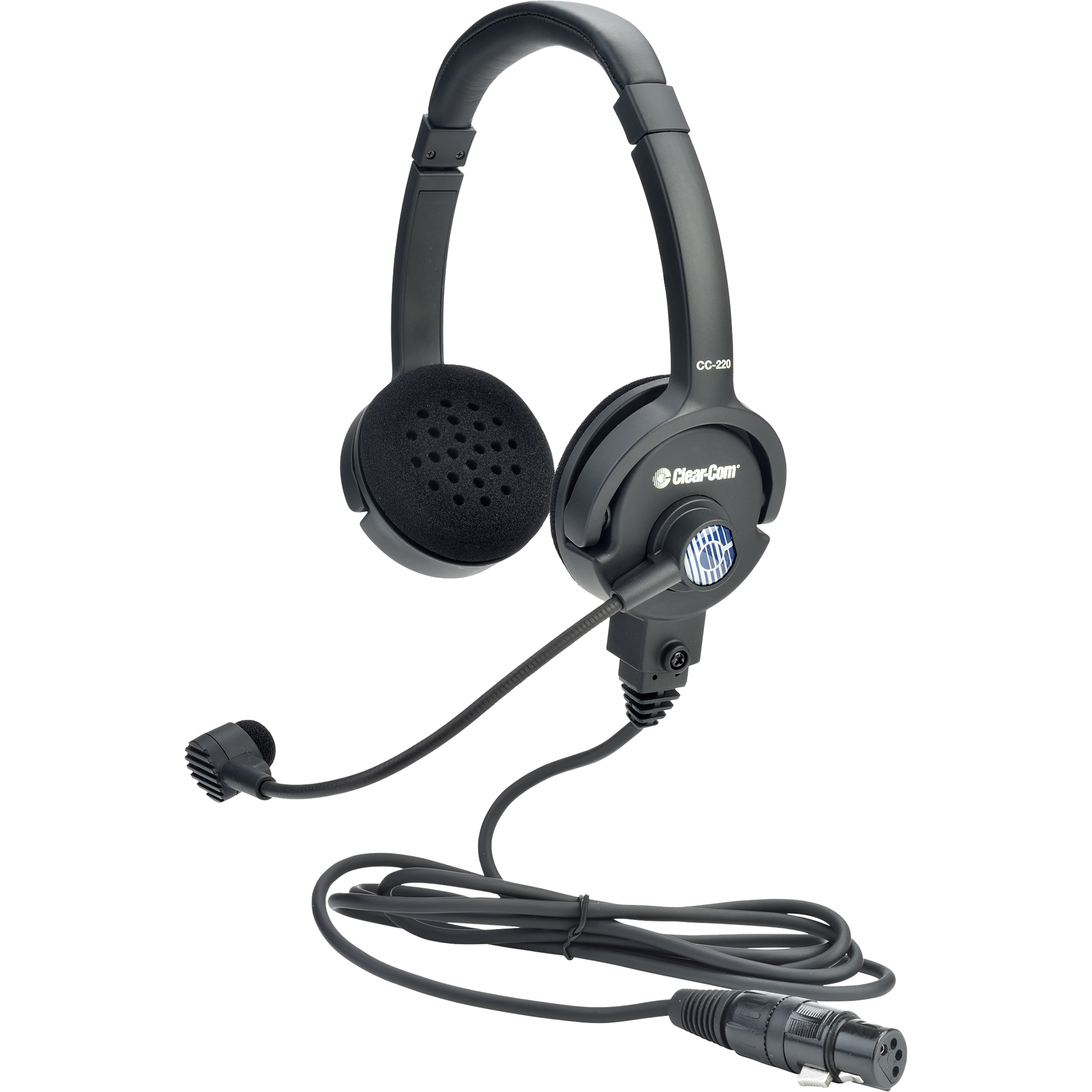 Clear-Com CC-220 Lightweight Double Ear Headset with 4-Pin XLR Connector