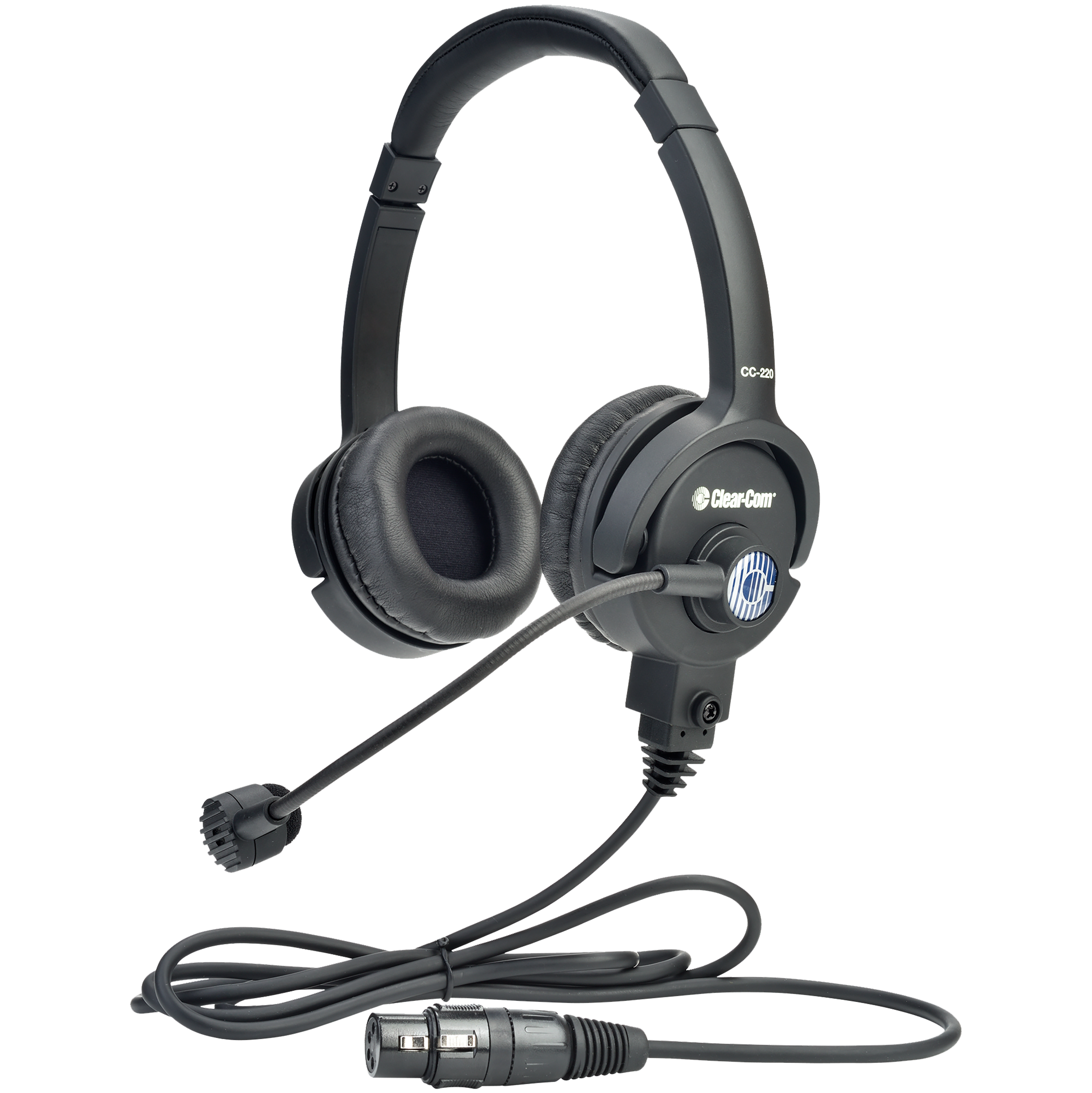 Clear-Com CC-220 Lightweight Double Ear Headset with 4-Pin XLR Connector