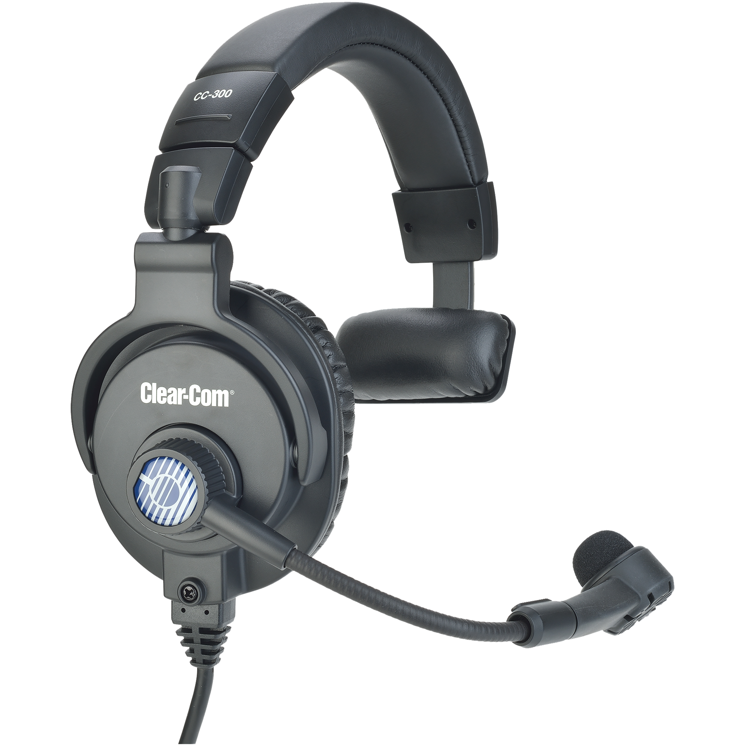 Clear-Com CC-300 Single Ear Headset with 4 Pin XLR Connector