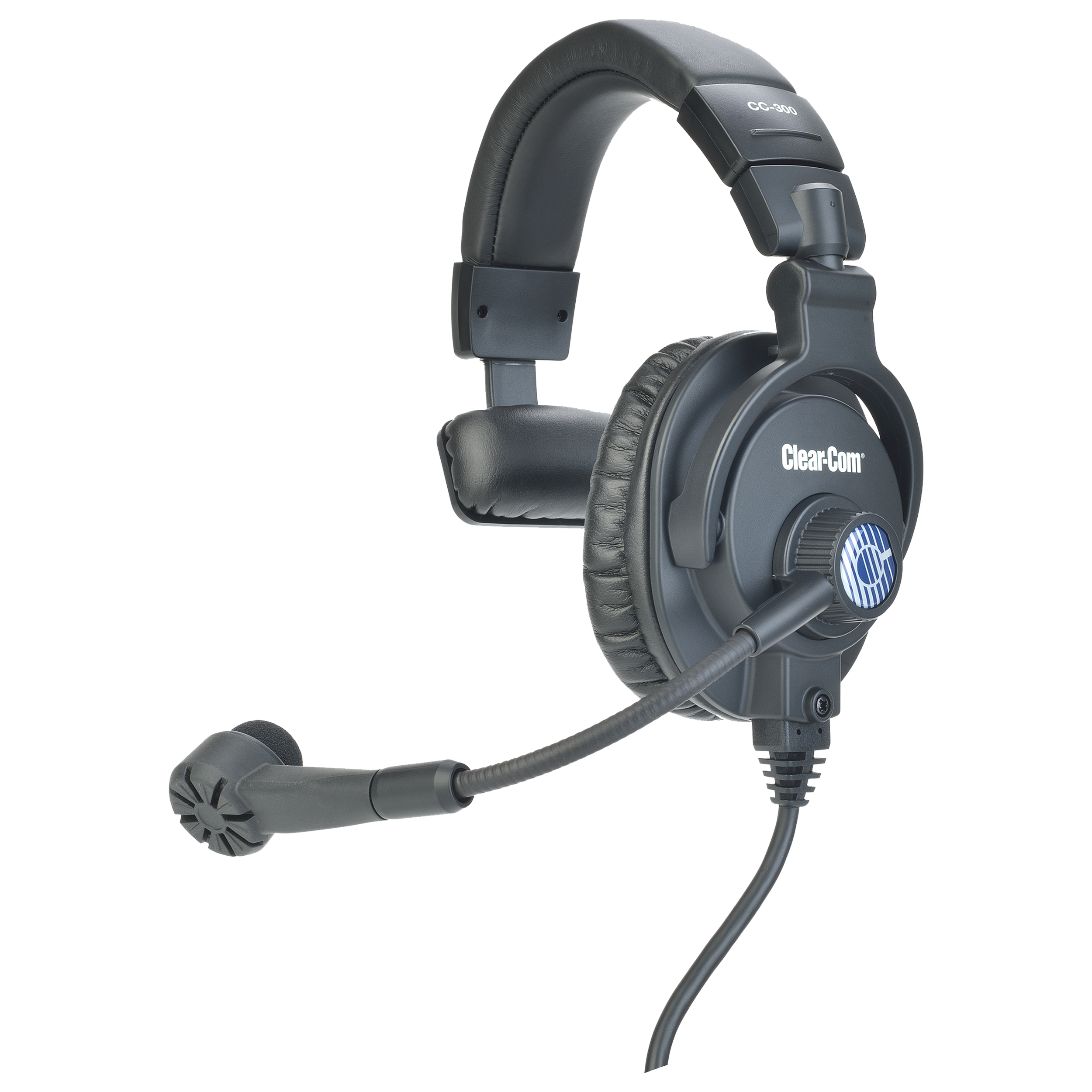Clear-Com CC-300 Single Ear Headset with 4 Pin XLR Connector