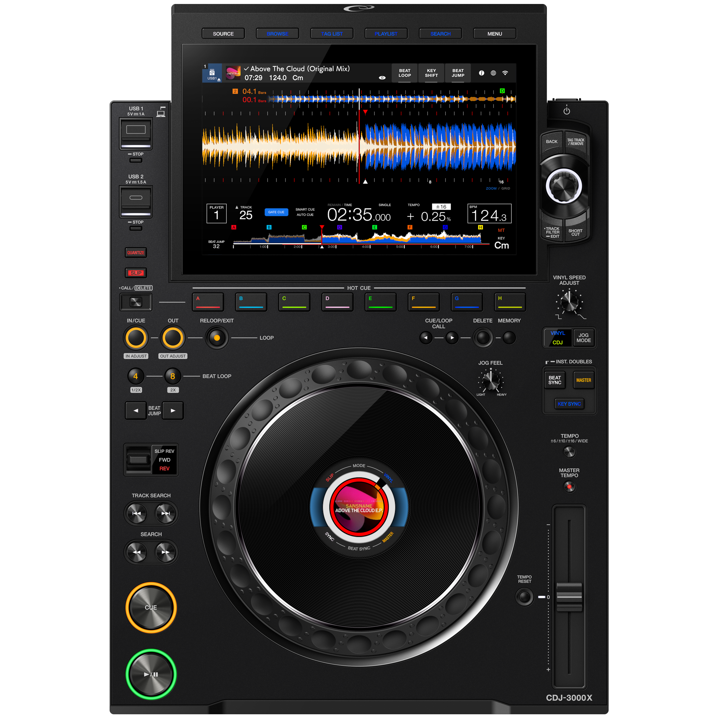 AlphaTheta CDJ-3000X Flagship DJ Player