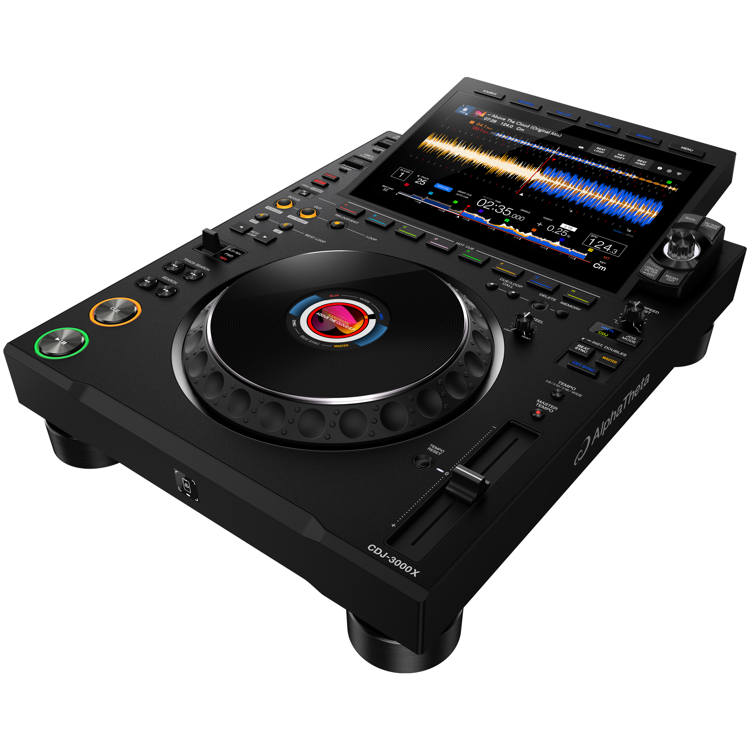 AlphaTheta CDJ-3000X Flagship DJ Player