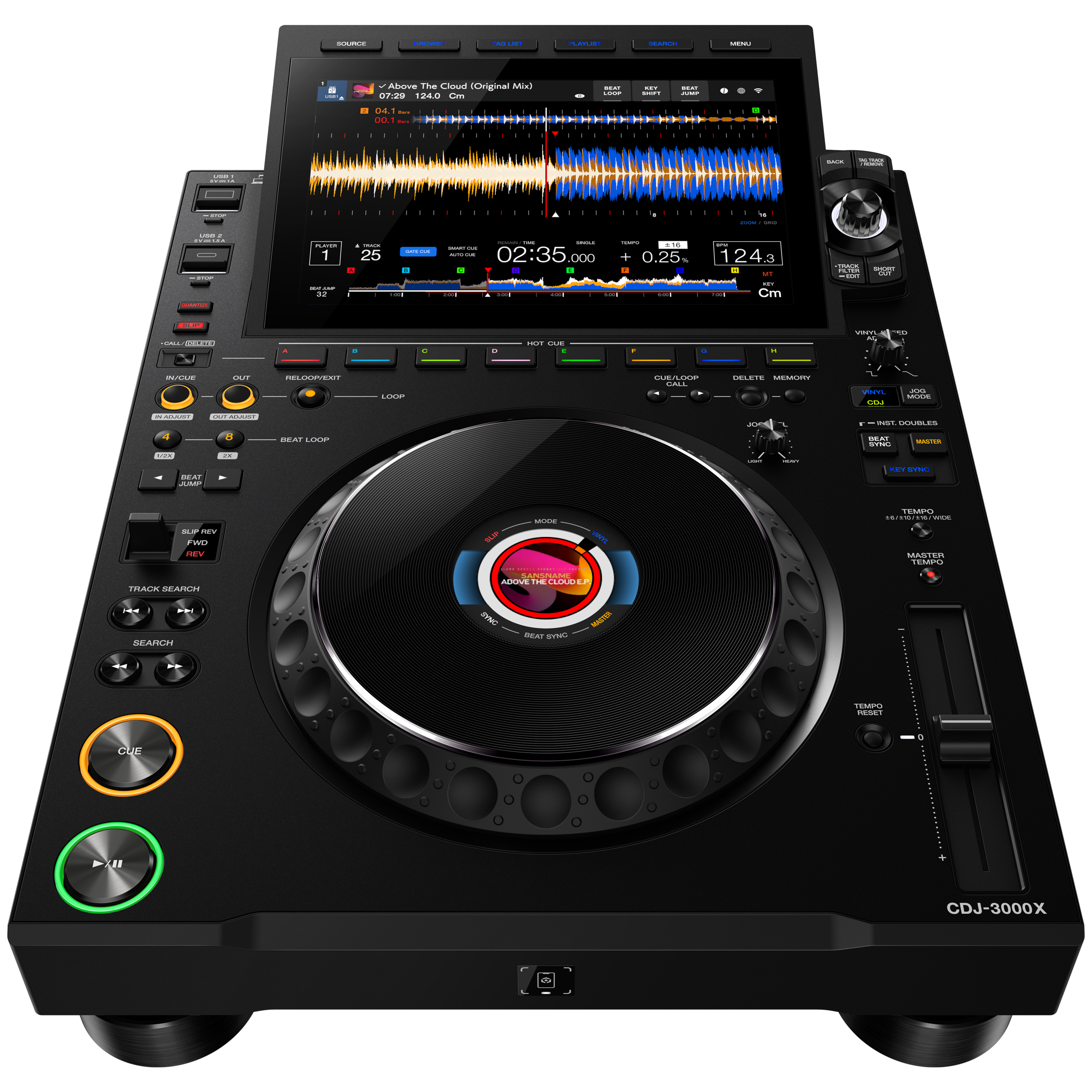 AlphaTheta CDJ-3000X Flagship DJ Player