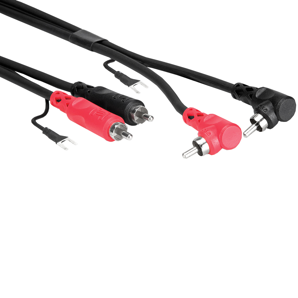 Hosa CRA-200DJ Dual RCA with Ground Cable