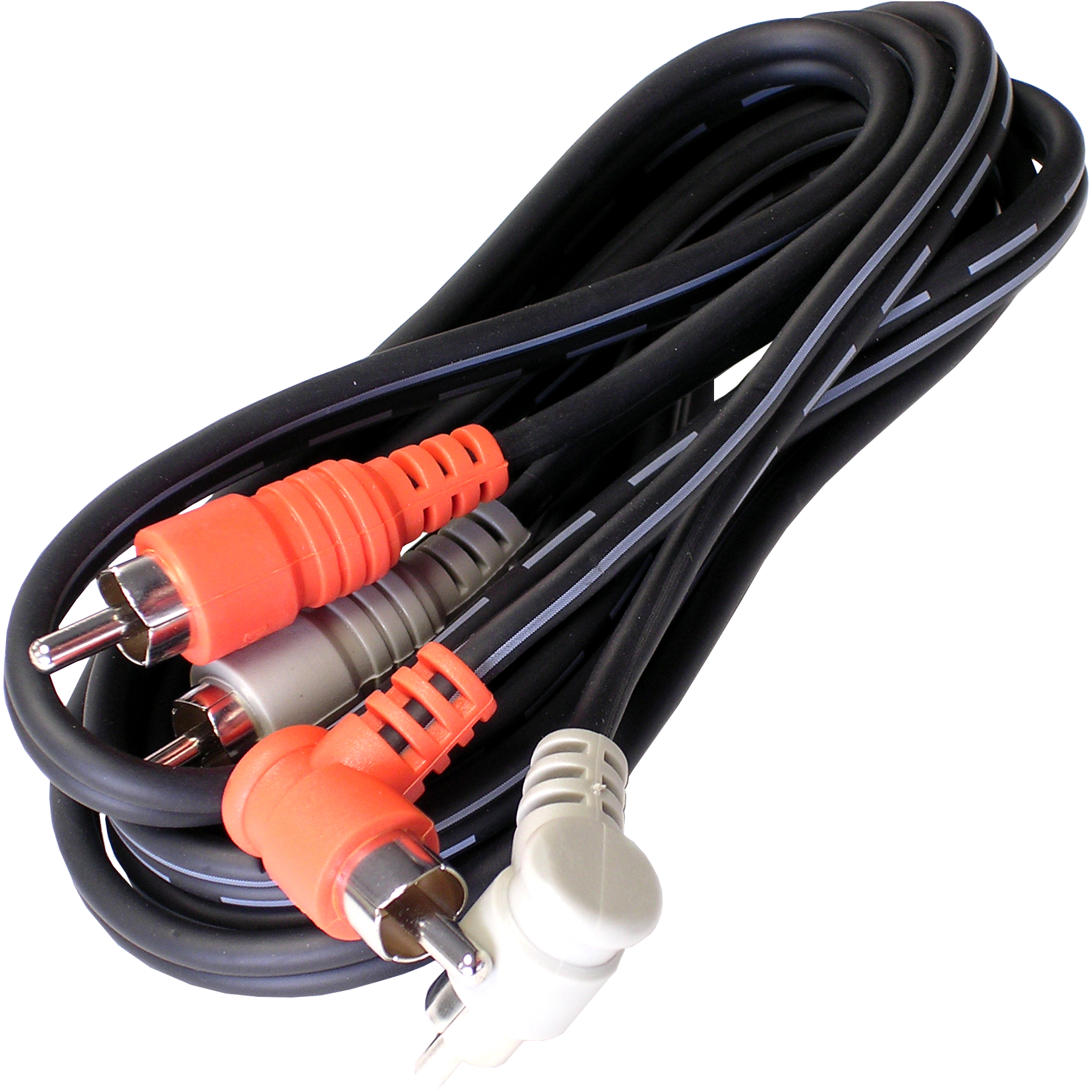 Hosa CRA-200R Dual Straight to Right Angle RCA Cable