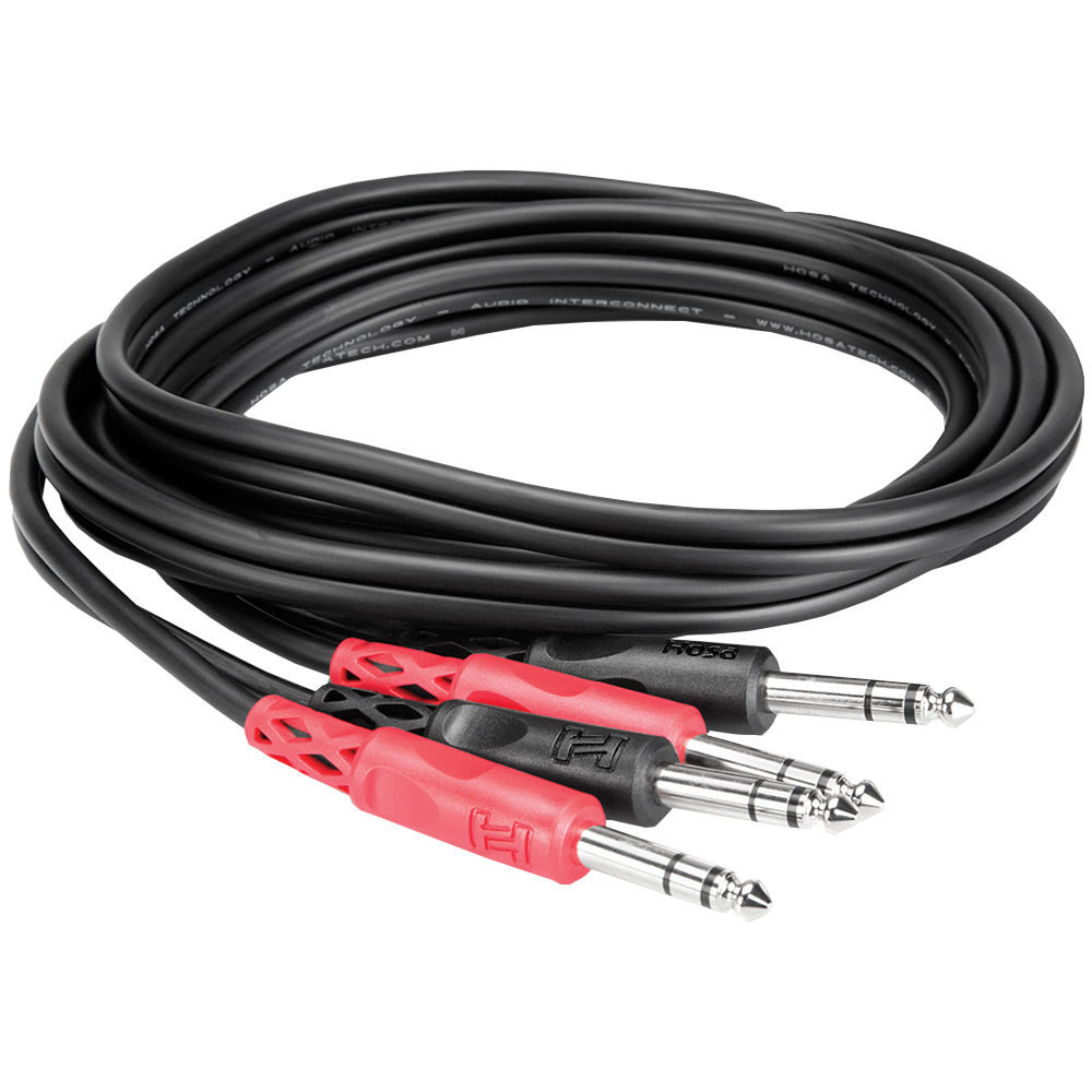 Hosa CSS-200 Dual 1/4 TRS Cable