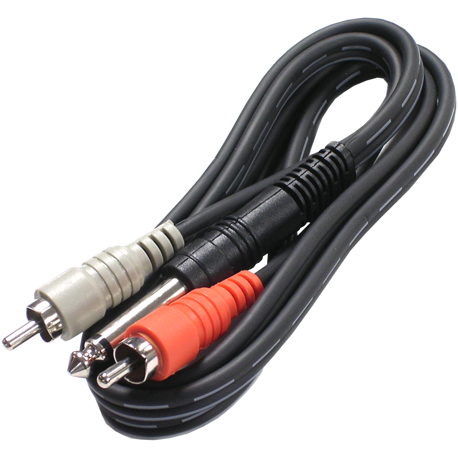 Hosa CYR 1/4 TS to Dual RCA Y-Cable
