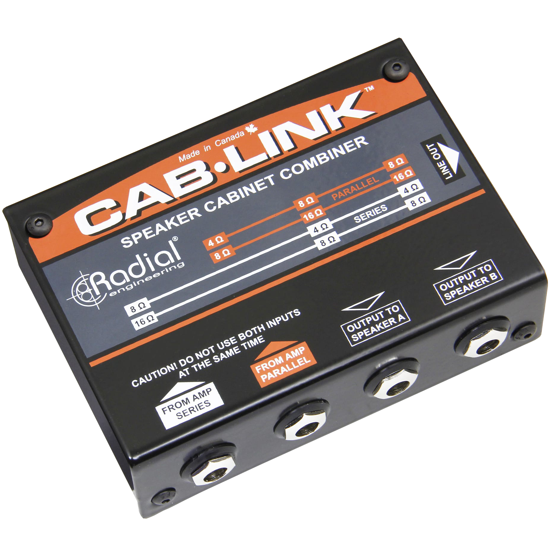 Radial Cab-Link Passive Speaker Cabinet Manager