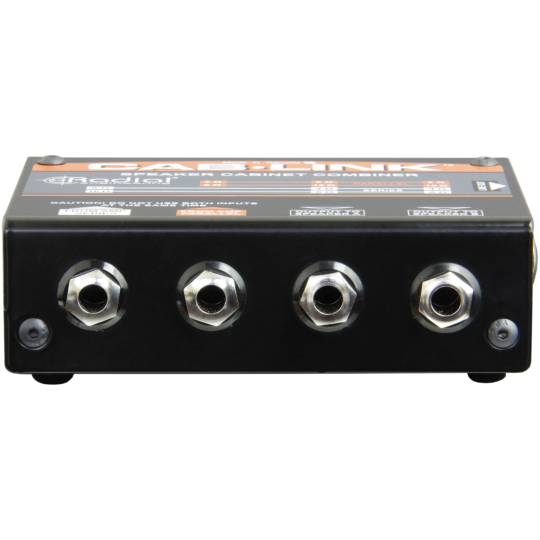 Radial Cab-Link Passive Speaker Cabinet Manager