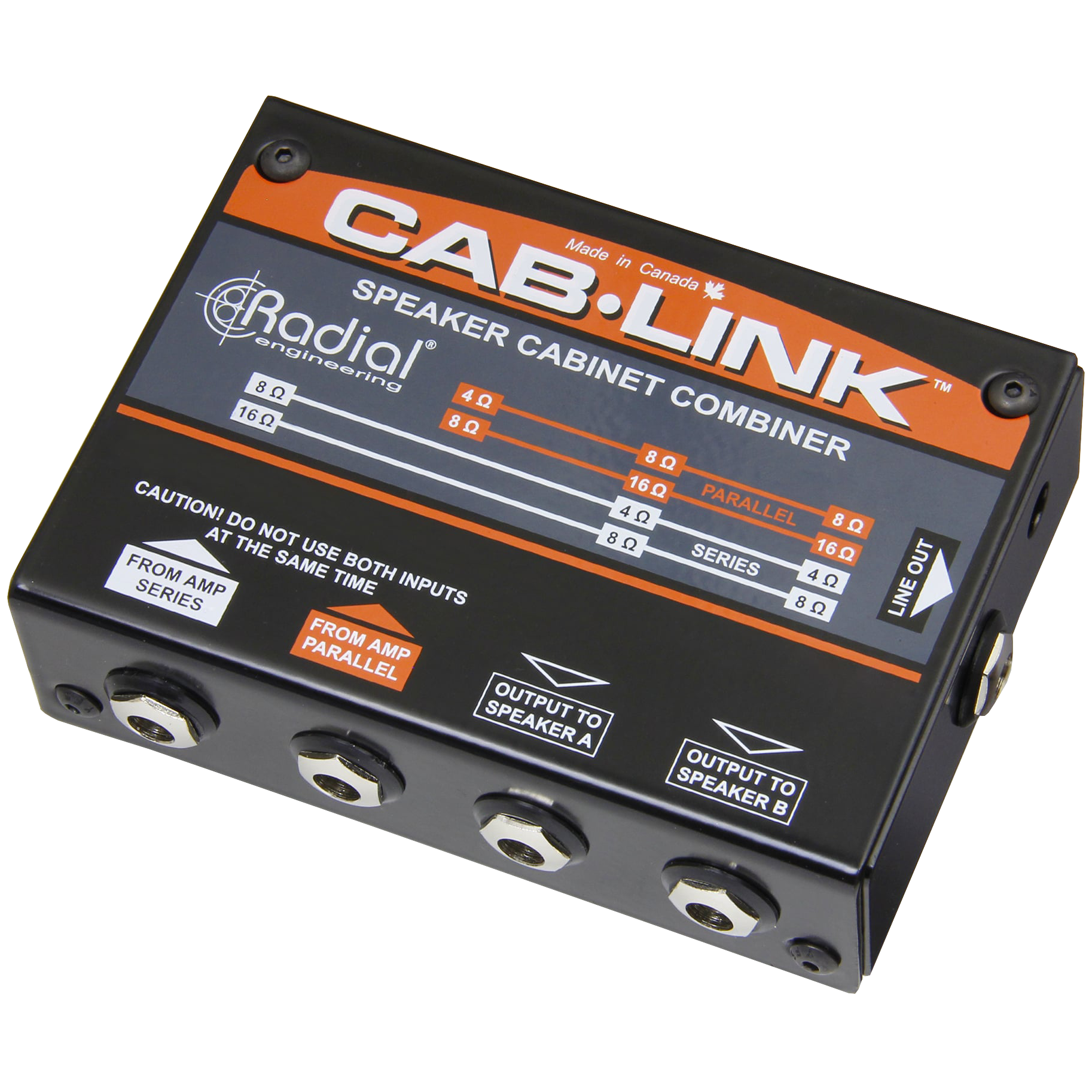 Radial Cab-Link Passive Speaker Cabinet Manager